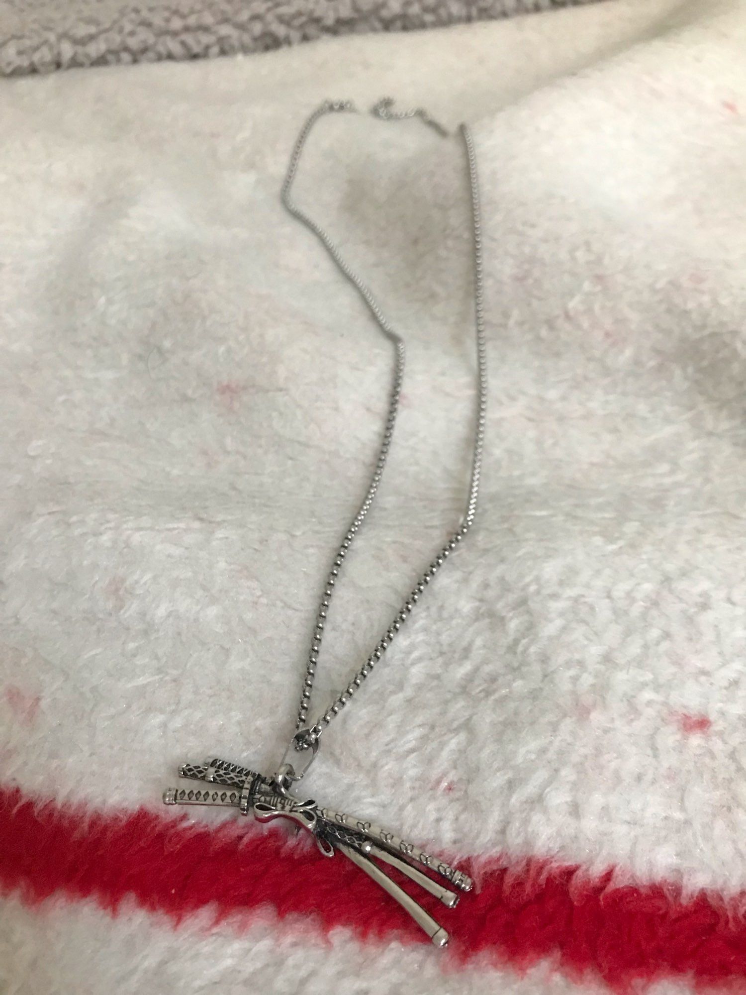 Jewelry Sword Pendant Necklace Size ONE SIZE - 4 Thumbnail