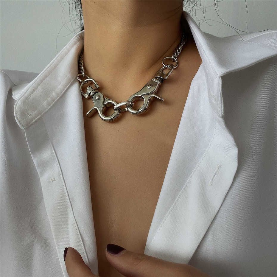 Other Big Clasp Pendant Choker Necklace Size ONE SIZE - 9 Thumbnail