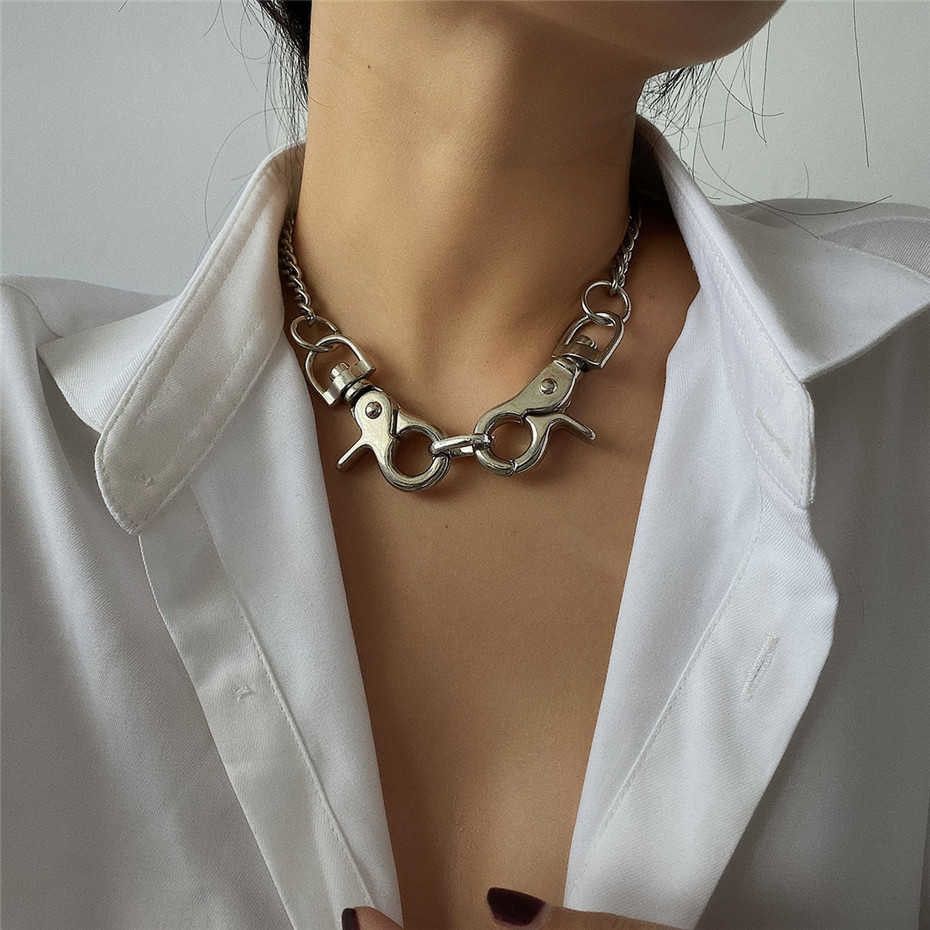 Other Big Clasp Pendant Choker Necklace Size ONE SIZE - 1 Thumbnail