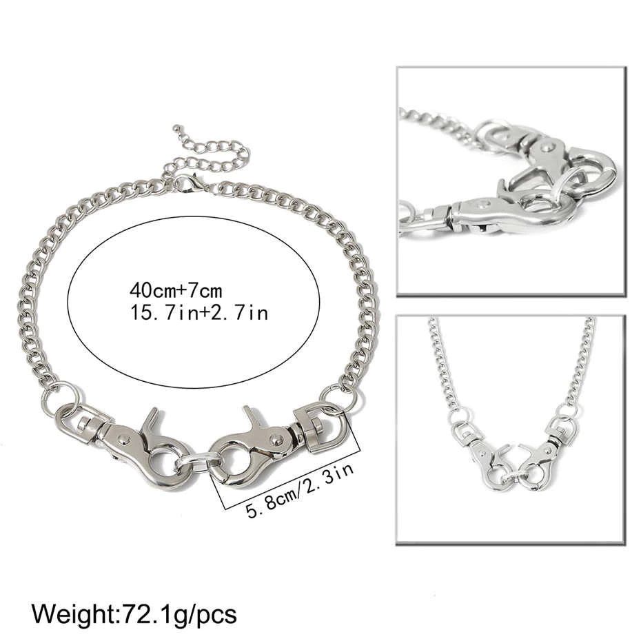 Other Big Clasp Pendant Choker Necklace Size ONE SIZE - 4 Thumbnail