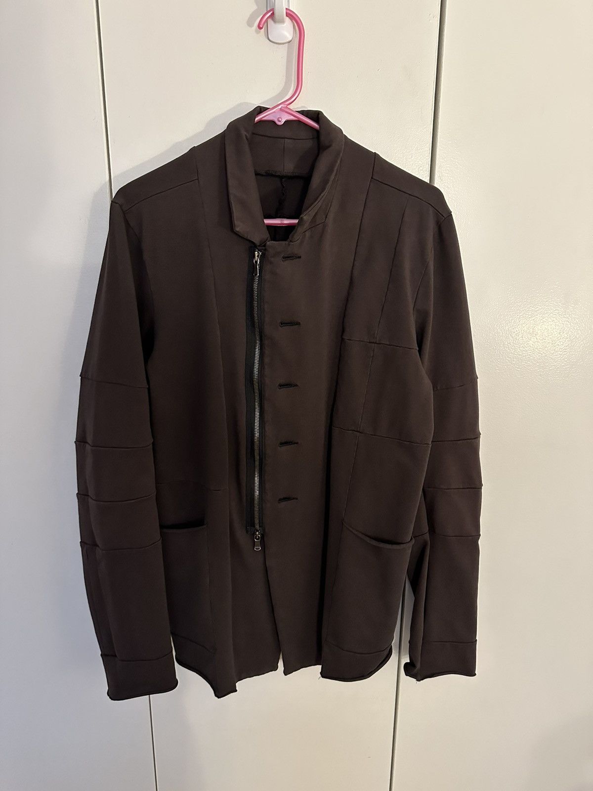 The Viridi-anne Avant Garde Brown Jersey Blazer / Jacket Size 2 Size US M / EU 48-50 / 2 - 5 Thumbnail
