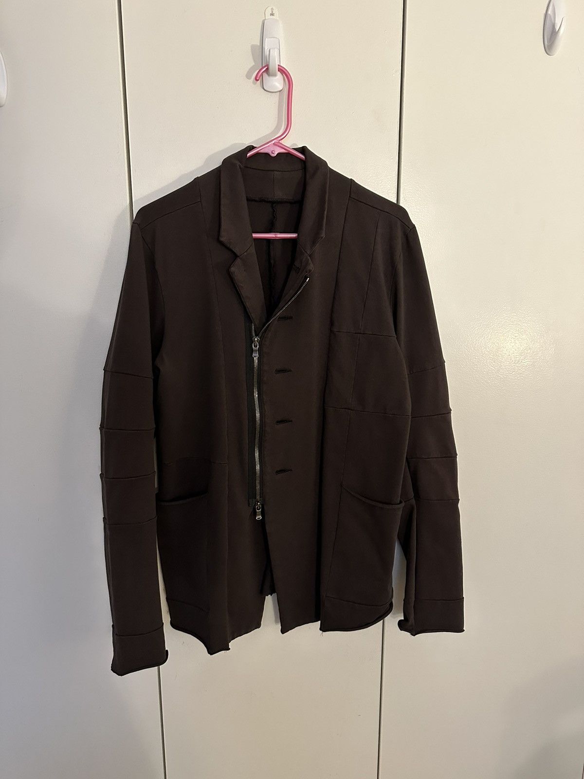 The Viridi-anne Avant Garde Brown Jersey Blazer / Jacket Size 2 Size US M / EU 48-50 / 2 - 1 Thumbnail