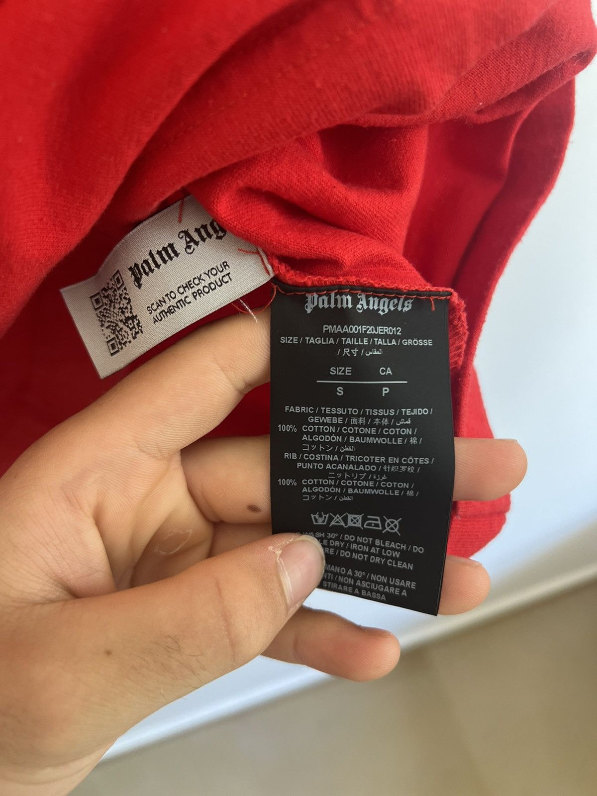 Palm Angels Palm angels Las Vegas Sprayed TEE Size US M / EU 48-50 / 2 - 7 Thumbnail