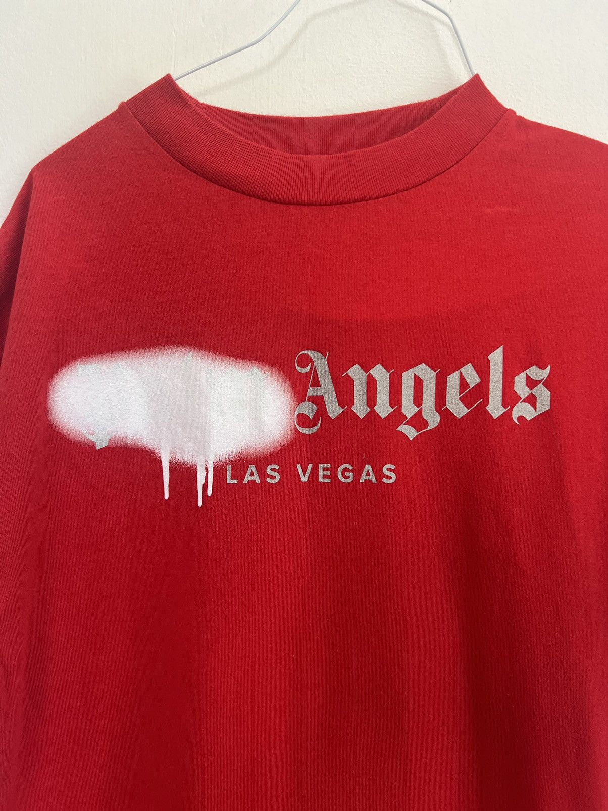 Palm Angels Palm angels Las Vegas Sprayed TEE Size US M / EU 48-50 / 2 - 4 Thumbnail
