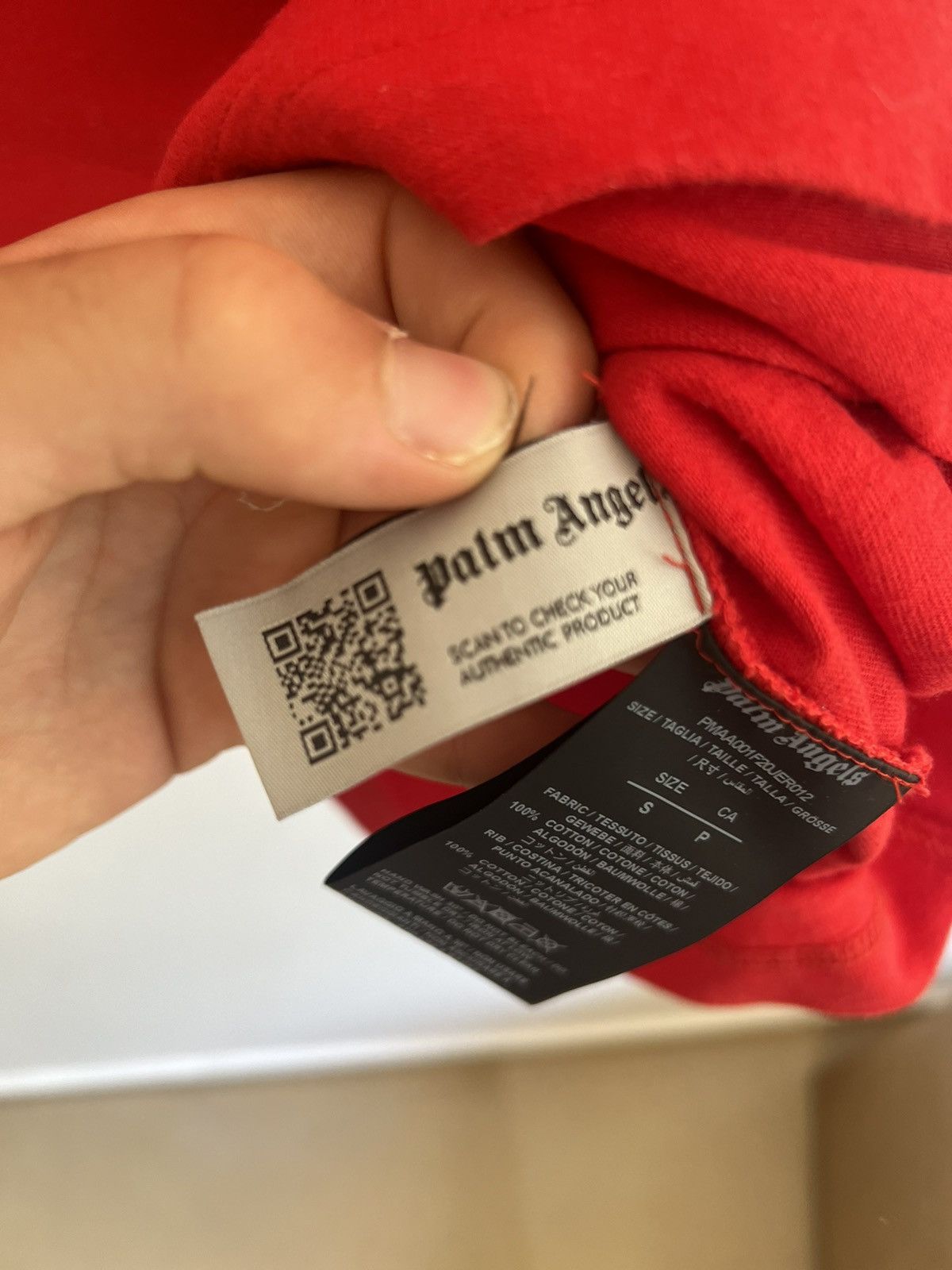 Palm Angels Palm angels Las Vegas Sprayed TEE Size US M / EU 48-50 / 2 - 9 Thumbnail
