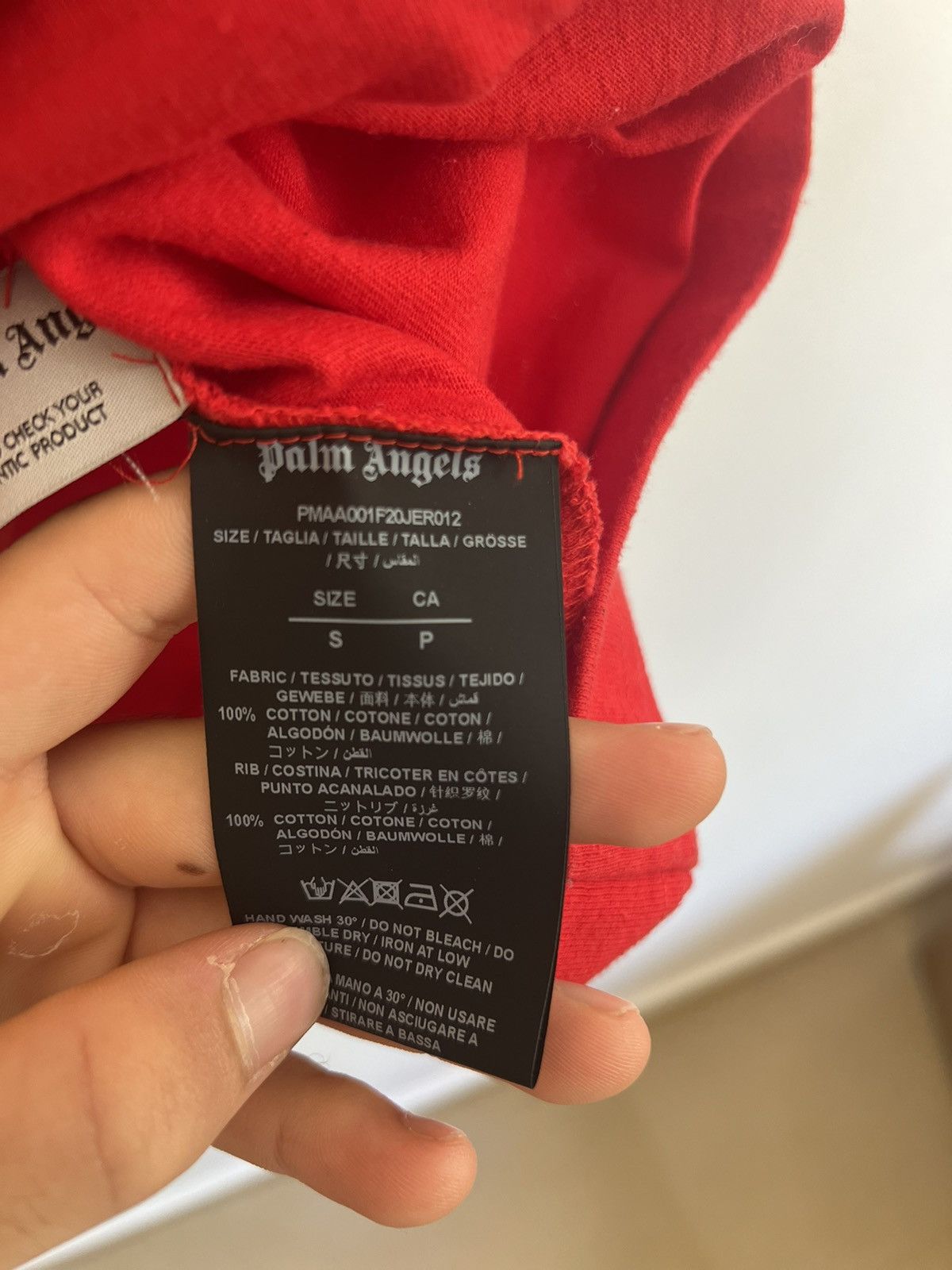 Palm Angels Palm angels Las Vegas Sprayed TEE Size US M / EU 48-50 / 2 - 8 Thumbnail