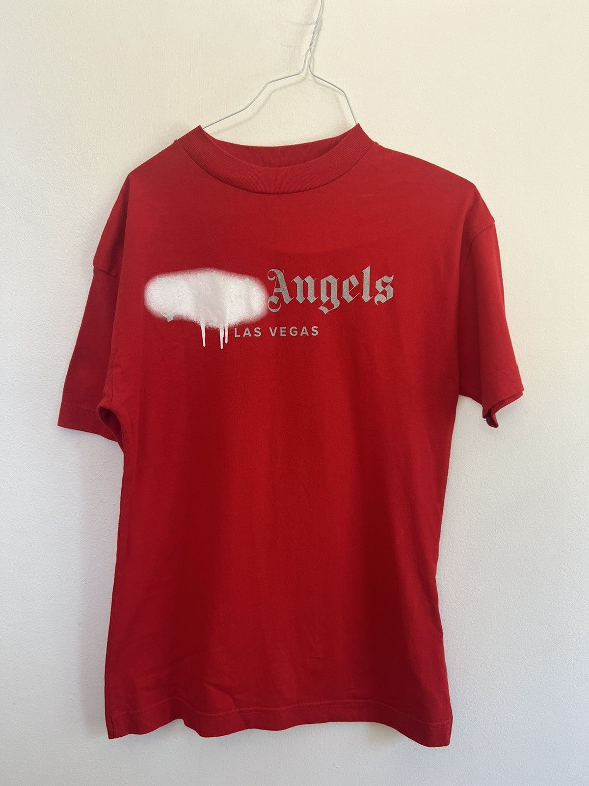 Palm Angels Palm angels Las Vegas Sprayed TEE Size US M / EU 48-50 / 2 - 1 Thumbnail