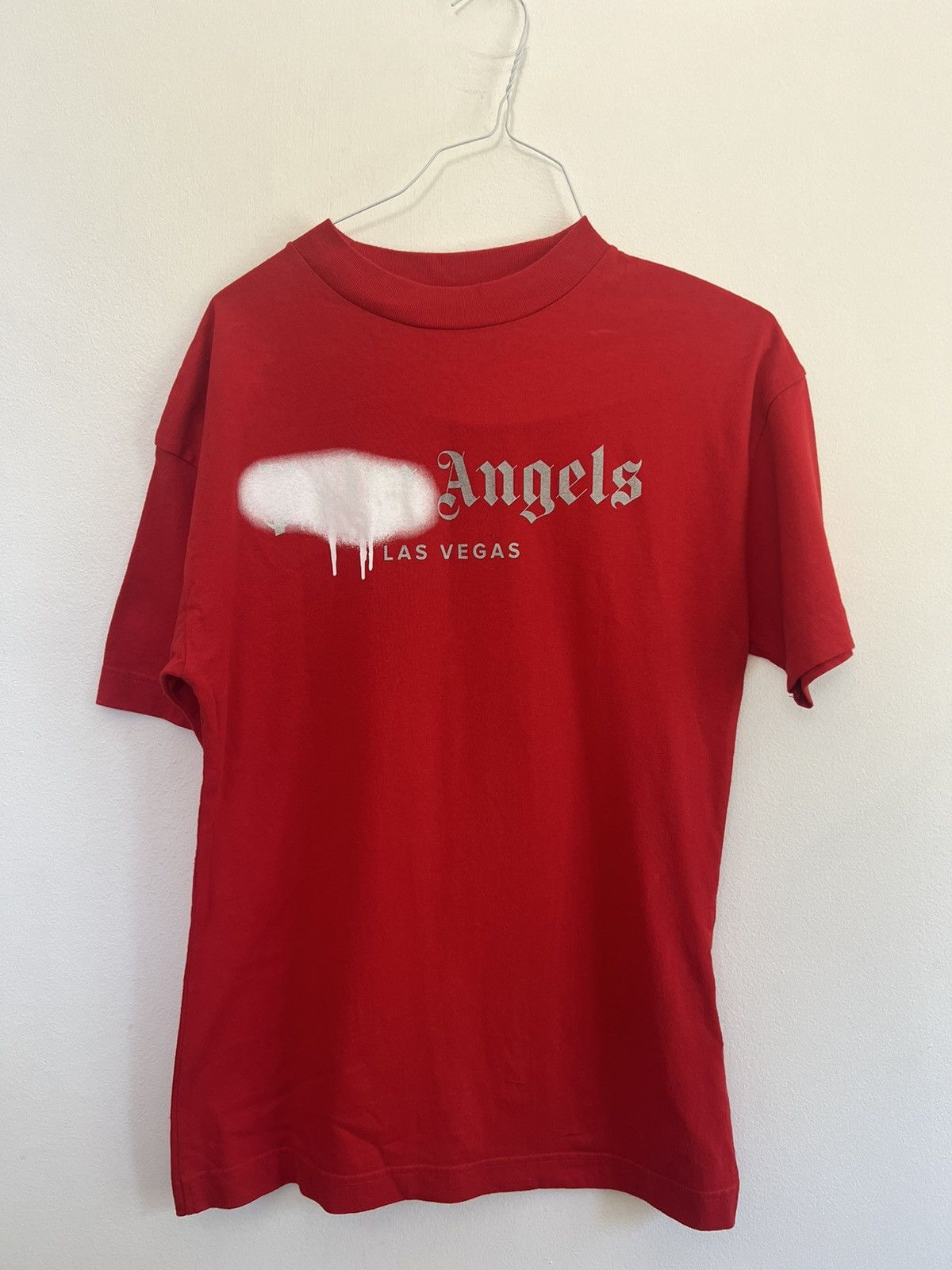 Palm Angels Palm angels Las Vegas Sprayed TEE Size US M / EU 48-50 / 2 - 3 Thumbnail