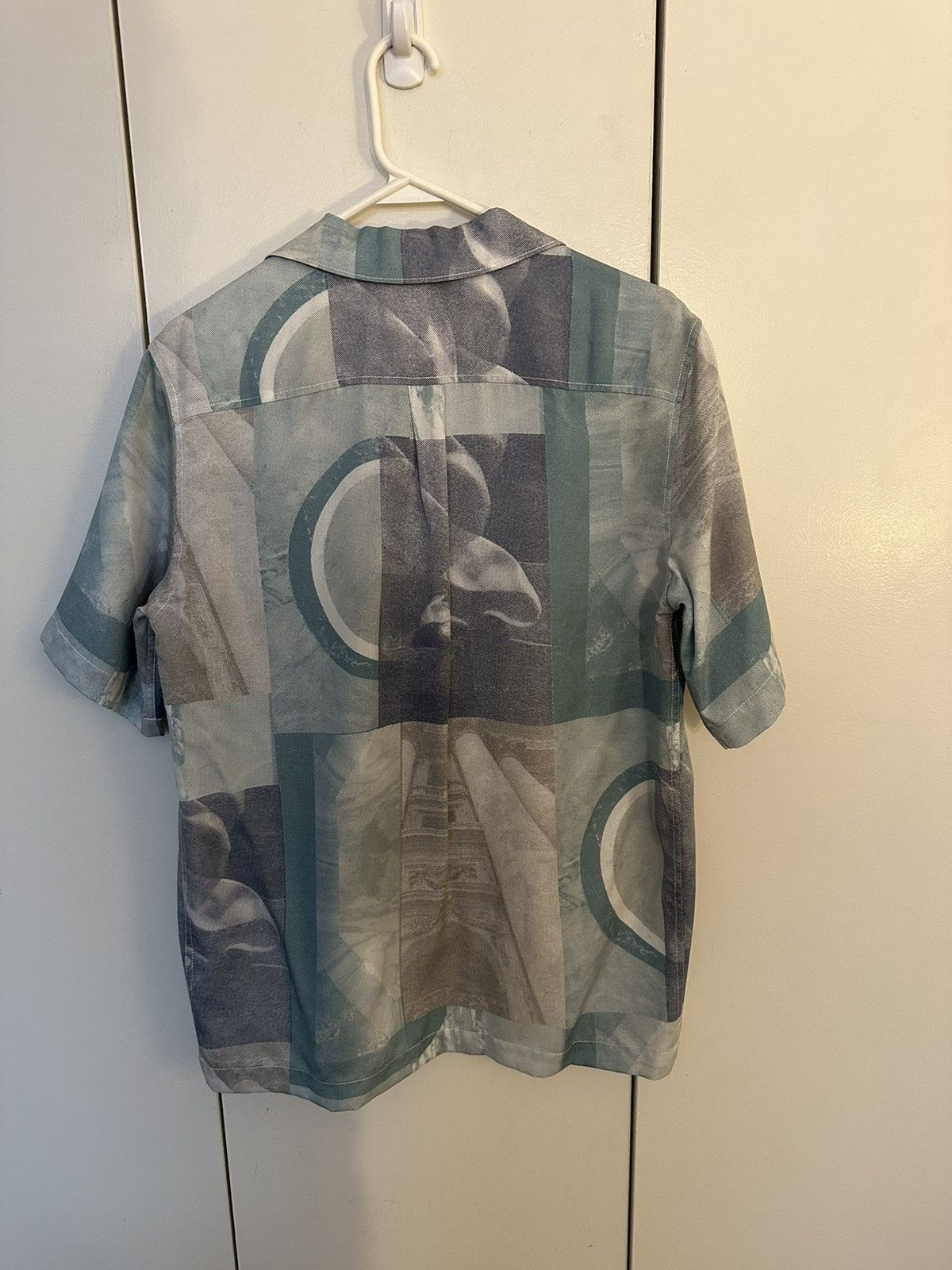 Tiger of Sweden Blue Pattern Camp Collar Button-Up Size US S / EU 44-46 / 1 - 2 Thumbnail
