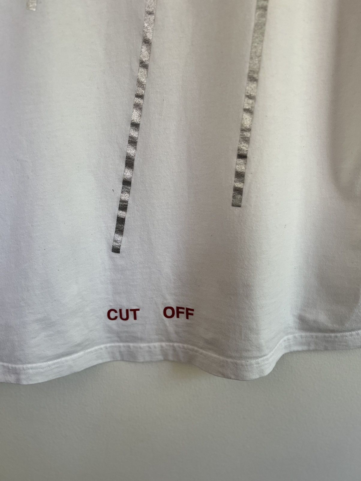 Off-White Off white cut off TEE Size US M / EU 48-50 / 2 - 6 Thumbnail