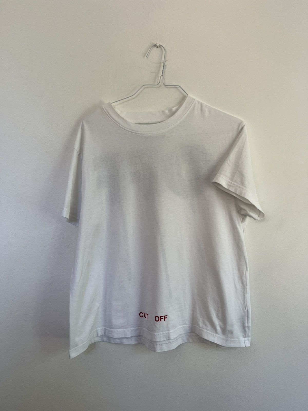 Off-White Off white cut off TEE Size US M / EU 48-50 / 2 - 3 Thumbnail