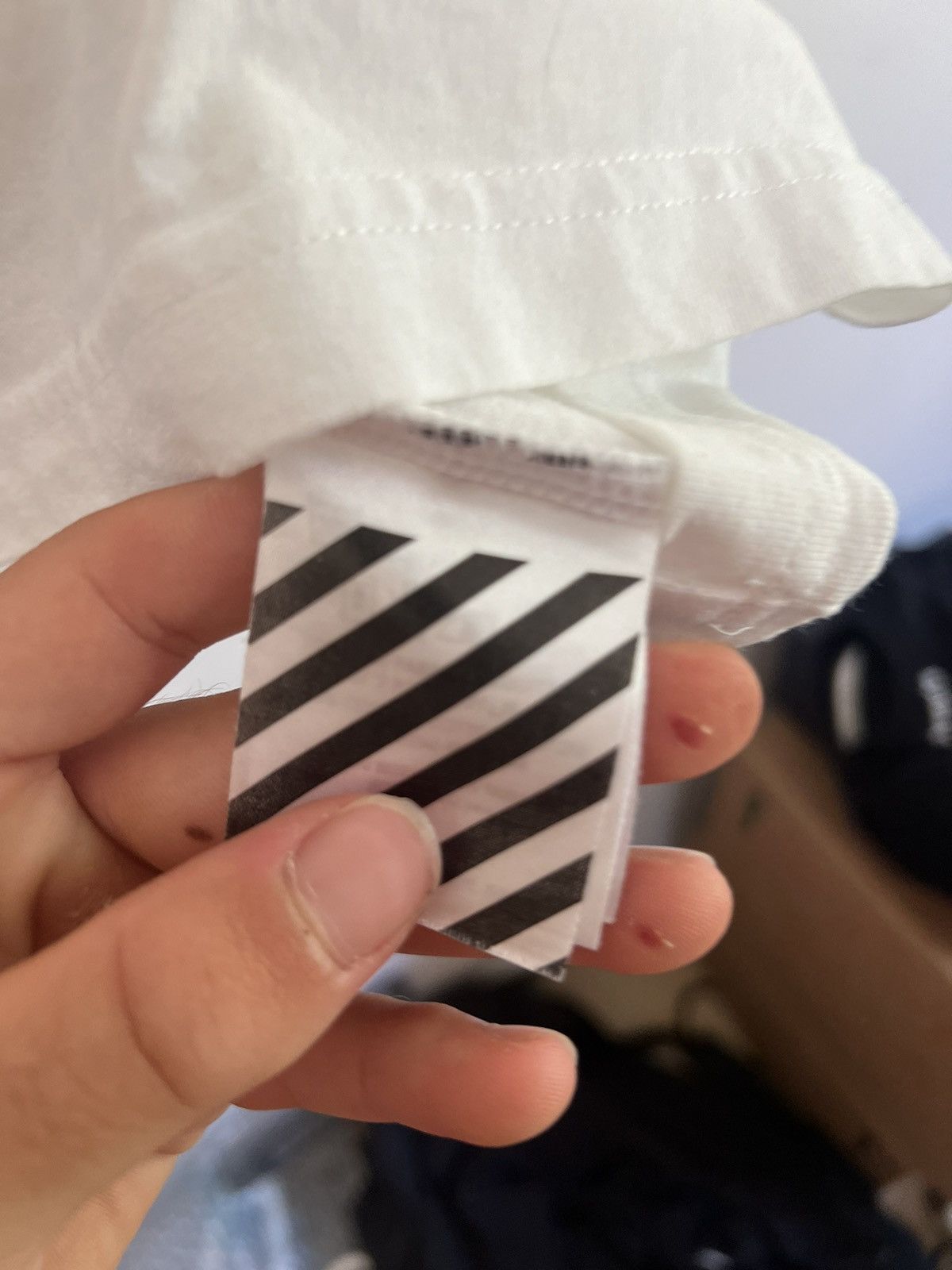 Off-White Off white cut off TEE Size US M / EU 48-50 / 2 - 8 Thumbnail