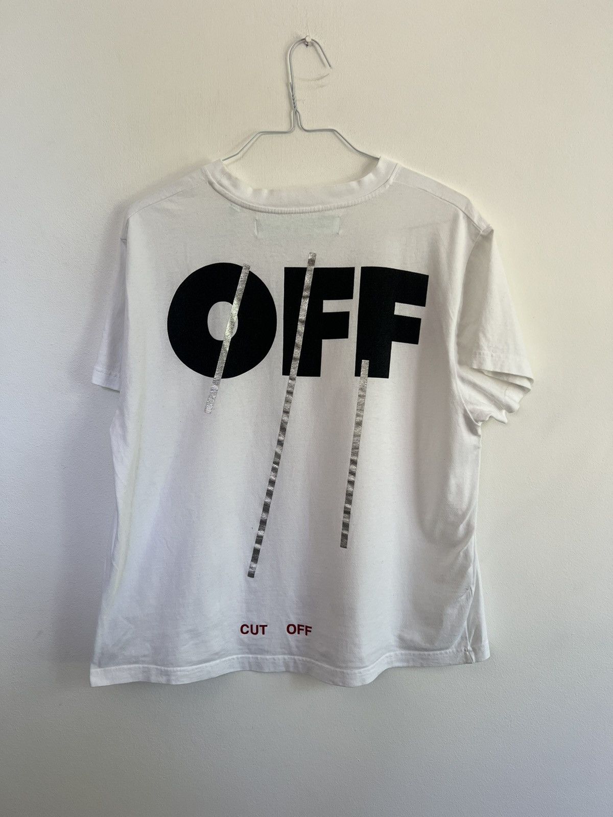 Off-White Off white cut off TEE Size US M / EU 48-50 / 2 - 4 Thumbnail