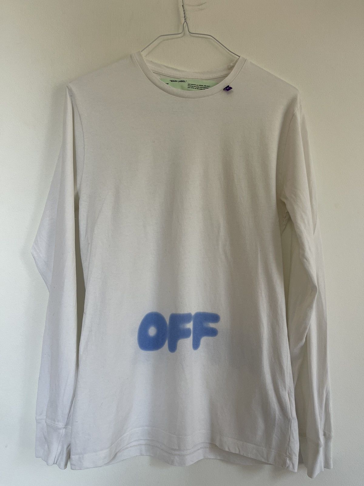 Off-White Off white print Logo Long sleeve shirt Size US M / EU 48-50 / 2 - 8 Thumbnail