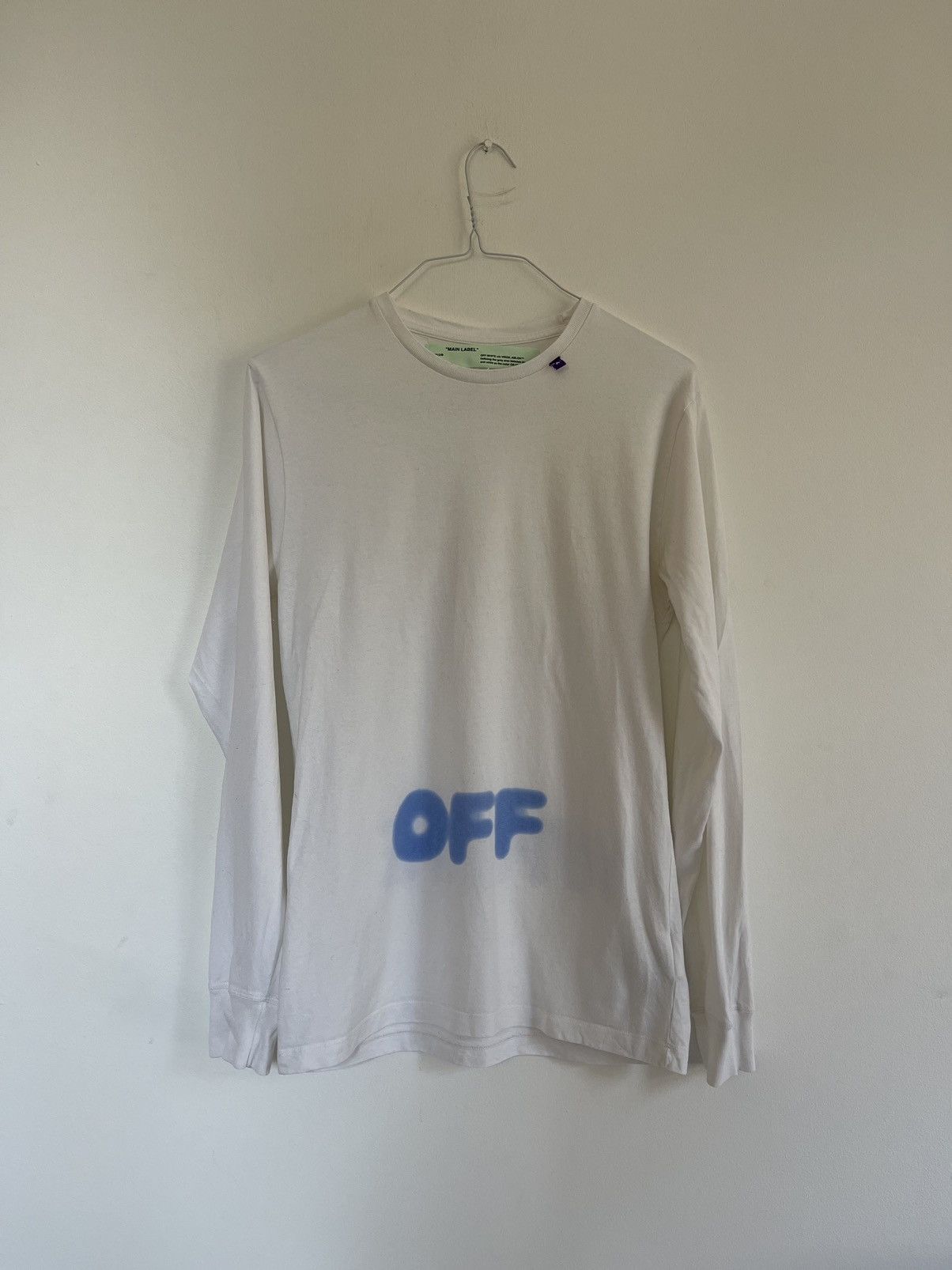 Off white print Logo Long sleeve shirt