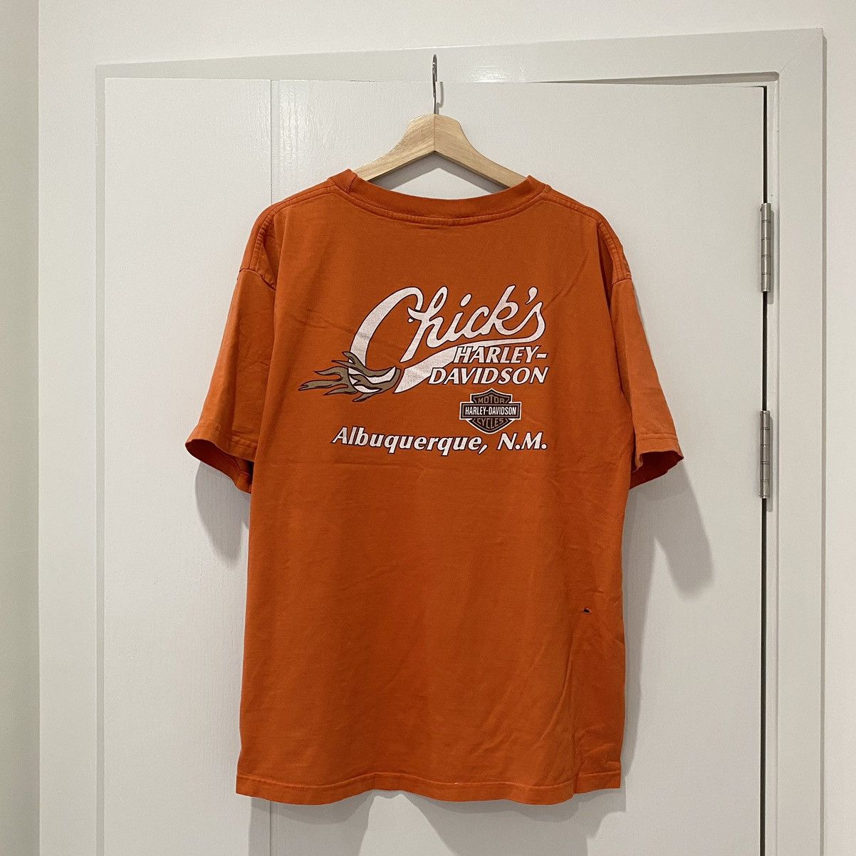 Harley Davidson Vintage 90s Harley-Davidson Thunderbird Tee – Albuquerque Size US XL / EU 56 / 4 - 5 Thumbnail