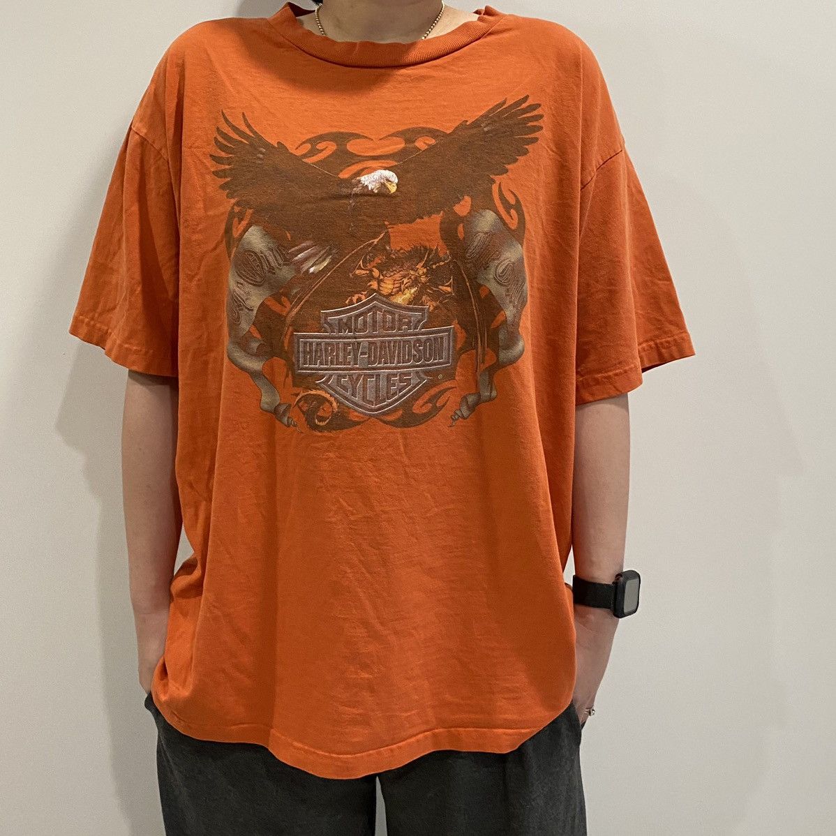 Harley Davidson Vintage 90s Harley-Davidson Thunderbird Tee – Albuquerque Size US XL / EU 56 / 4 - 2 Thumbnail