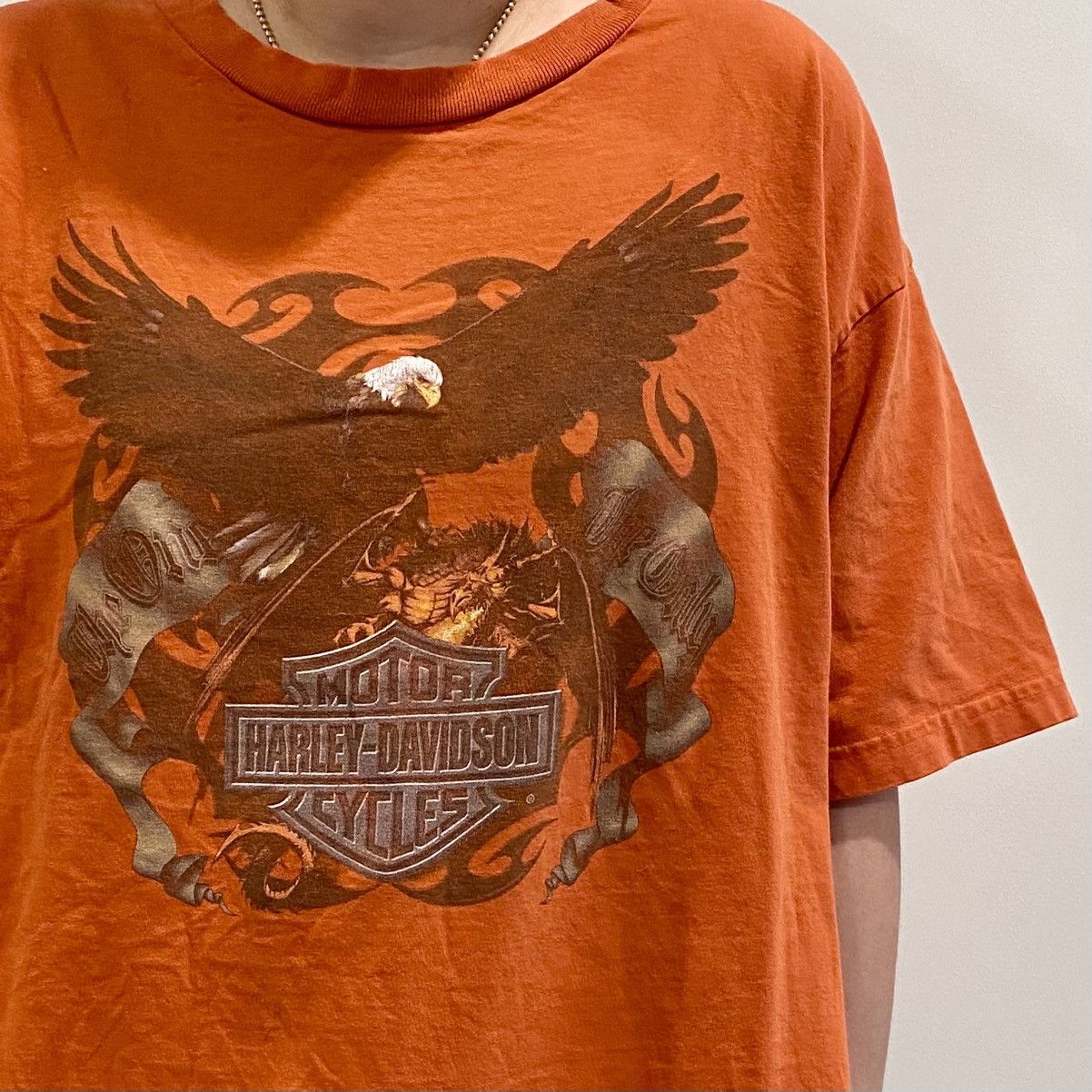 Harley Davidson Vintage 90s Harley-Davidson Thunderbird Tee – Albuquerque Size US XL / EU 56 / 4 - 1 Thumbnail