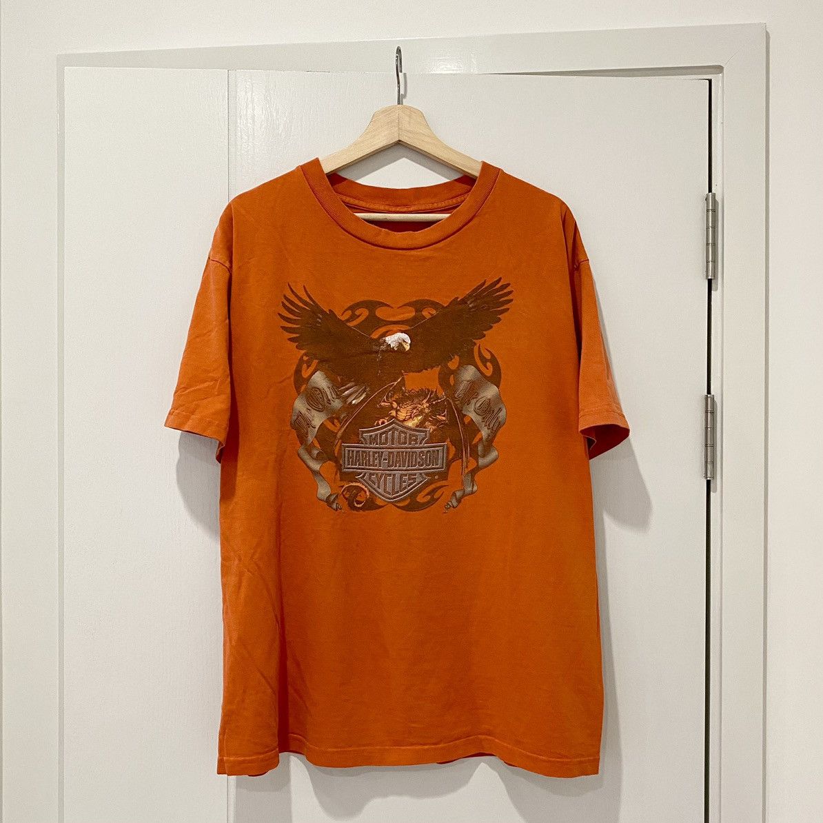 Harley Davidson Vintage 90s Harley-Davidson Thunderbird Tee – Albuquerque Size US XL / EU 56 / 4 - 4 Thumbnail