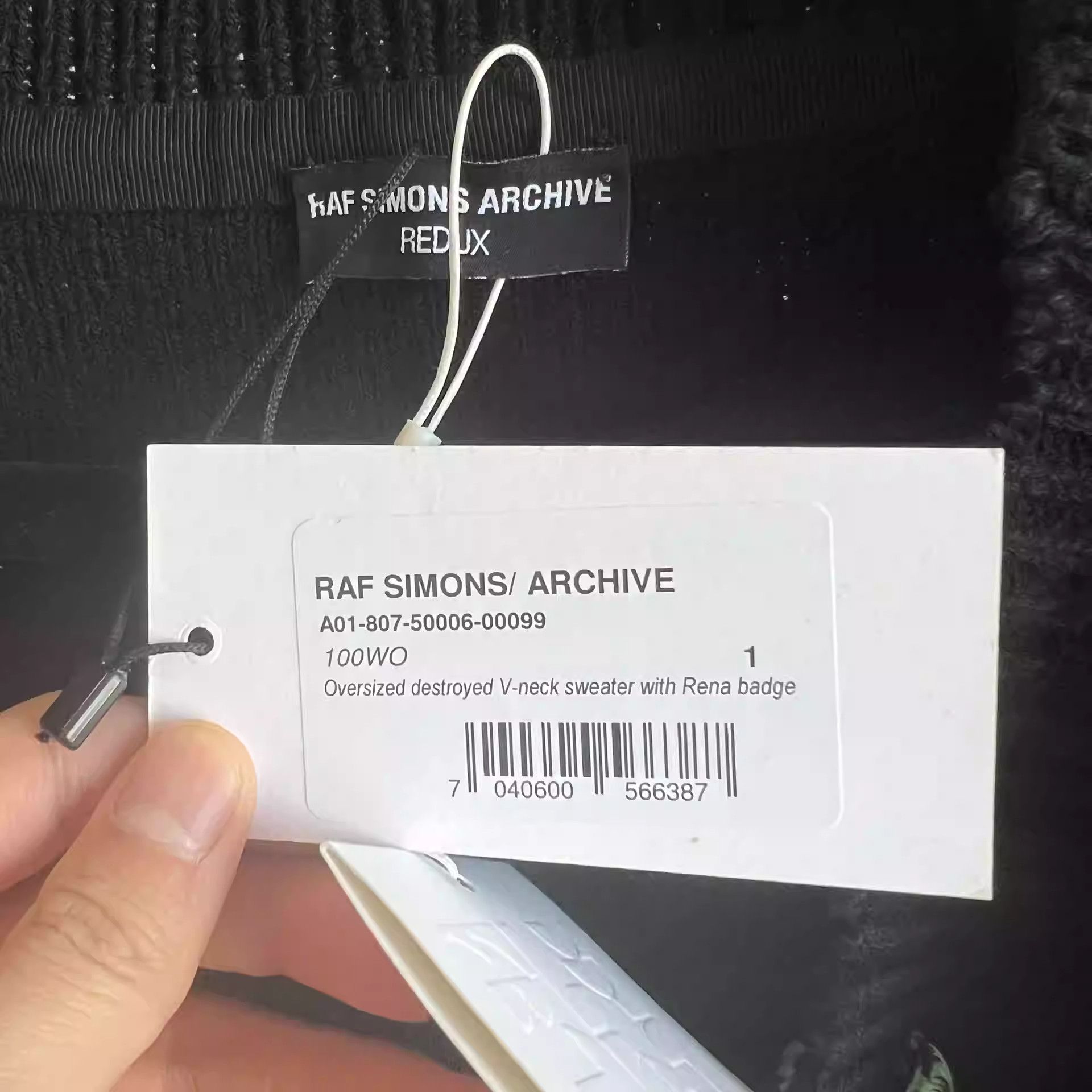 Raf Simons raf simons redux archive destroyed silhouette sweater Size US S / EU 44-46 / 1 - 4 Thumbnail