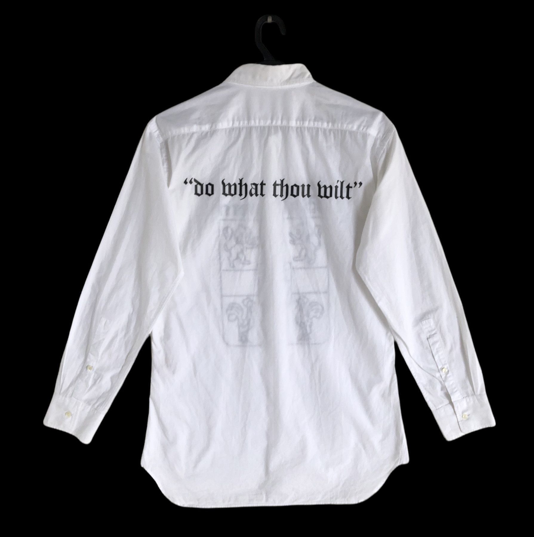 John Galliano RARE🔥“DO WHAT THOU WILT” SLIM FIT BUTTON UPS Size US M / EU 48-50 / 2 - 2 Thumbnail