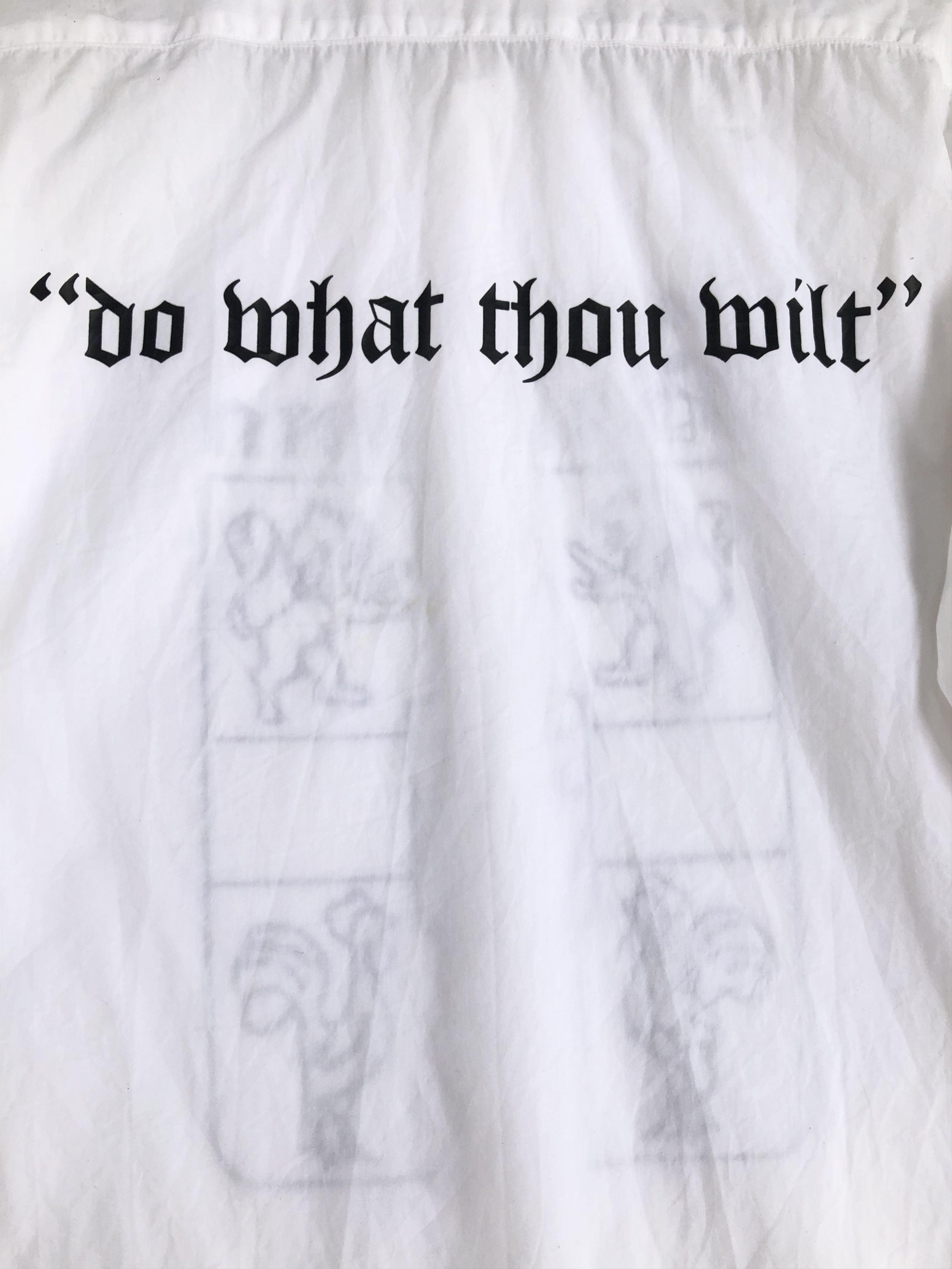 John Galliano RARE🔥“DO WHAT THOU WILT” SLIM FIT BUTTON UPS Size US M / EU 48-50 / 2 - 3 Thumbnail