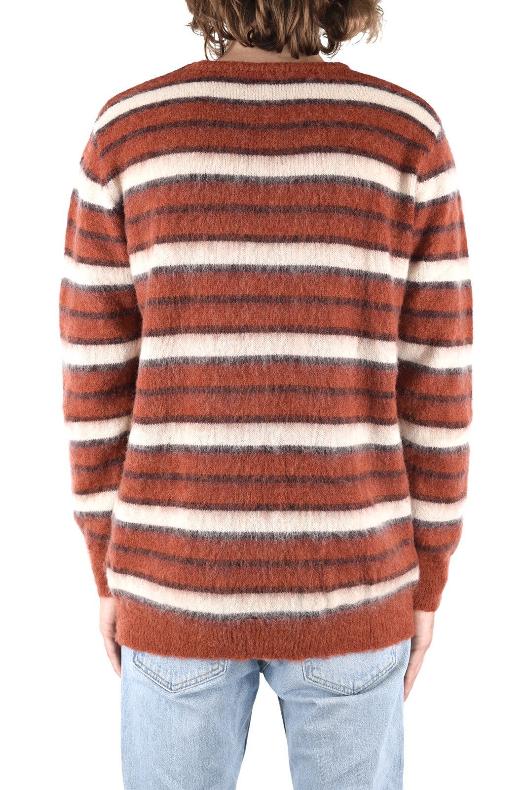 Vintage Striped Wool/Mohair Knit Sweater Chili Size US S / EU 44-46 / 1 - 2 Thumbnail