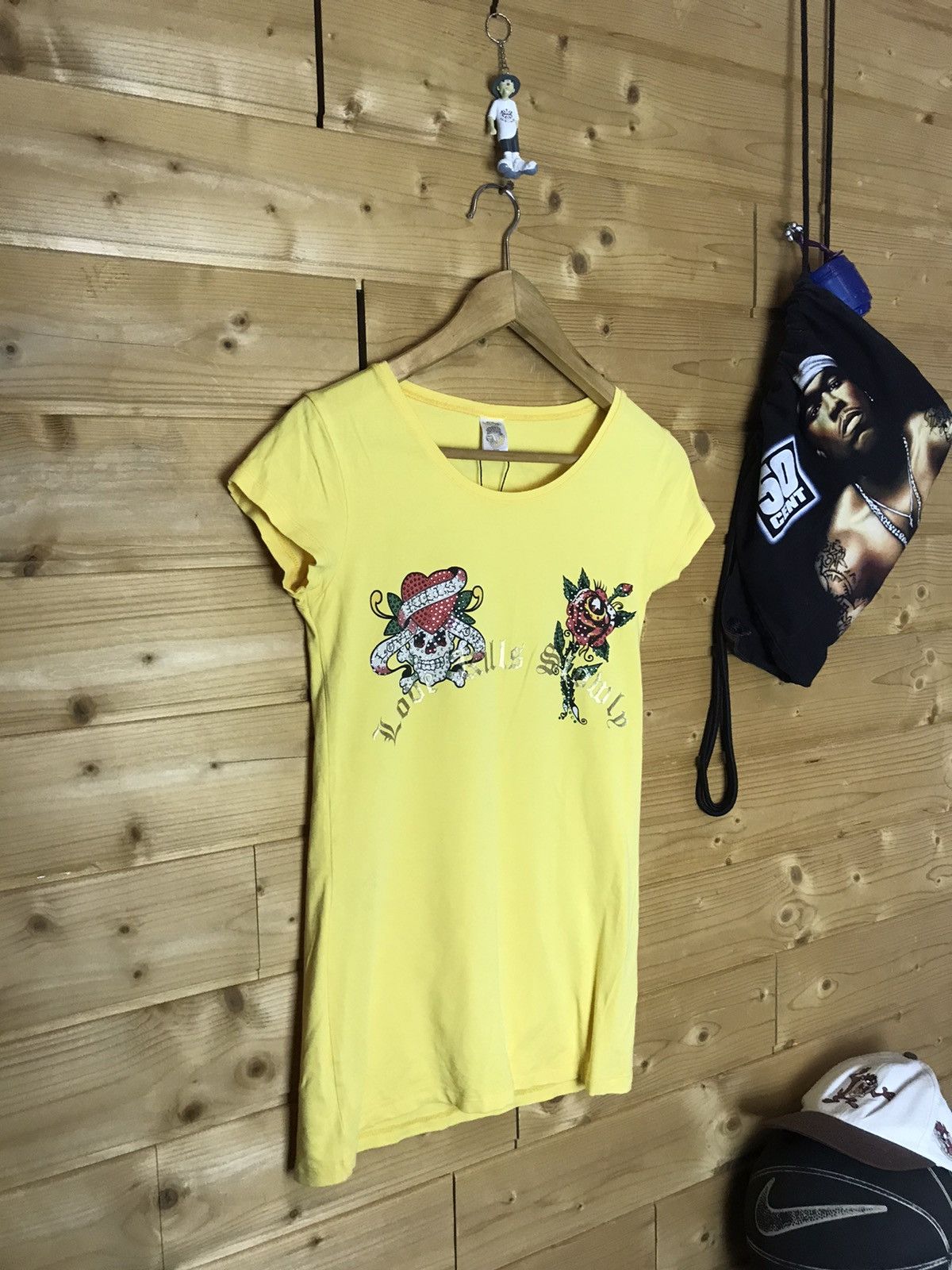 Ed Hardy Ed Hardy big back logo long t-shirt dress Size XS / US 0-2 / IT 36-38 - 2 Thumbnail