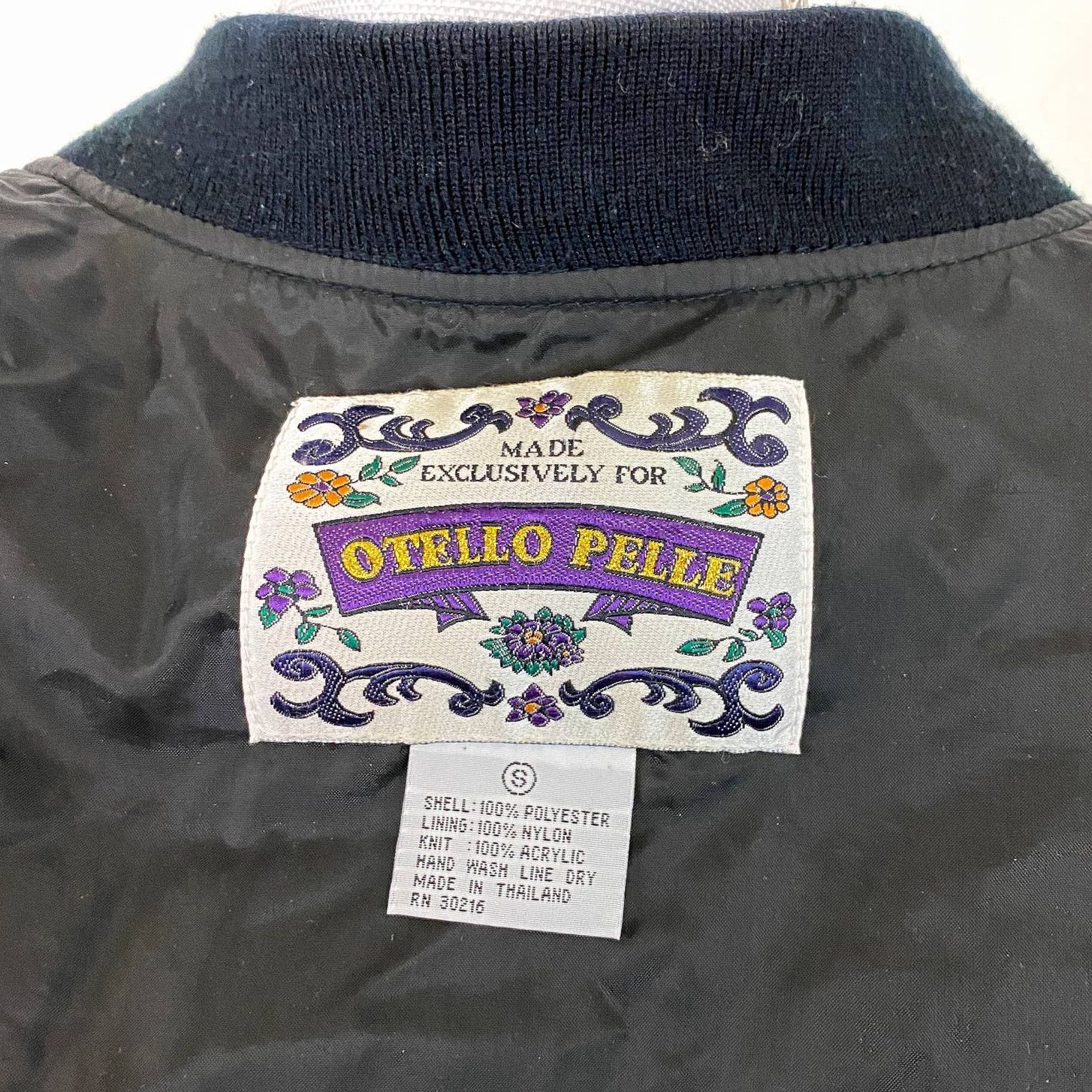 Vintage Vintage Otello Pelle Silky Bomber Jacket S Grailed