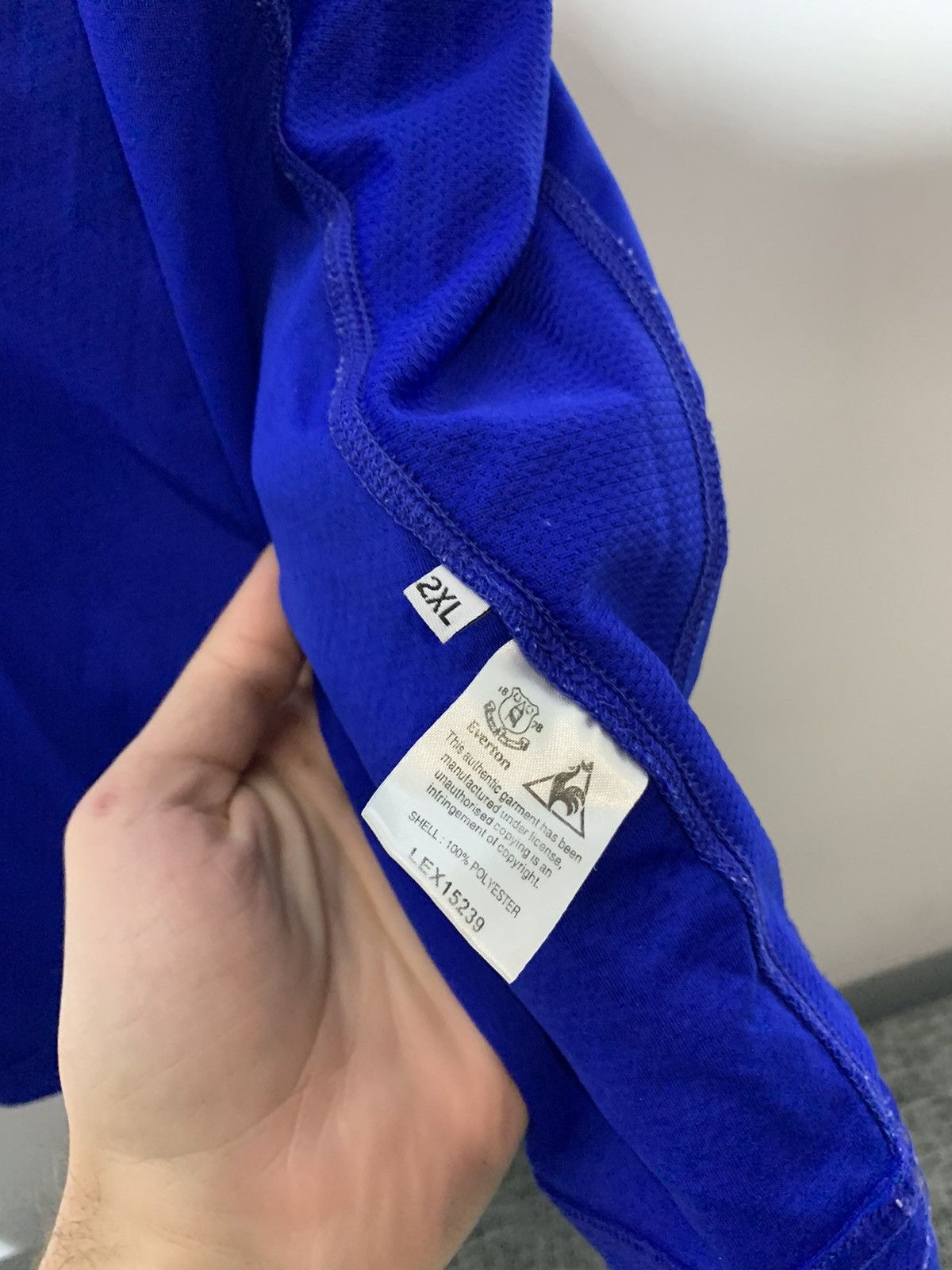 Le Coq Sportif Everton Le Coq Sportif 2010/11 Y2k Streetwear Football Shirt Size US XXL / EU 58 / 5 - 8 Thumbnail