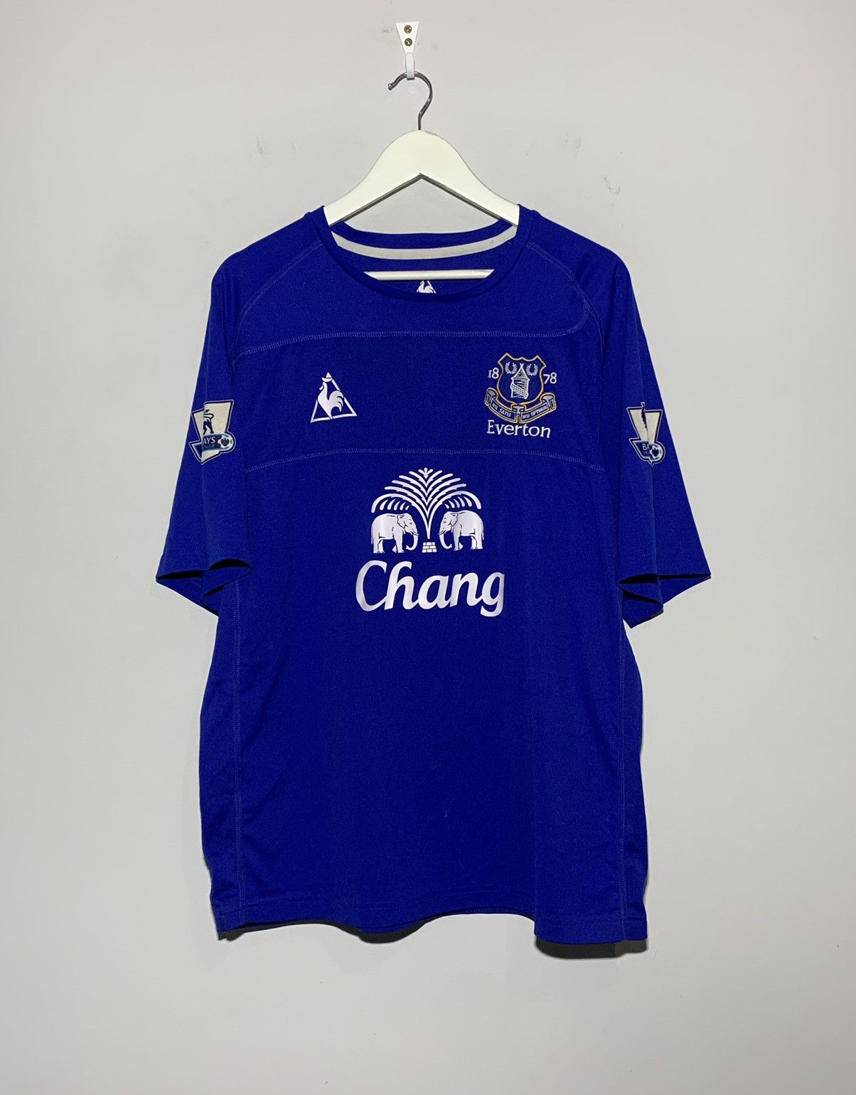 Le Coq Sportif Everton Le Coq Sportif 2010/11 Y2k Streetwear Football Shirt Size US XXL / EU 58 / 5 - 1 Thumbnail