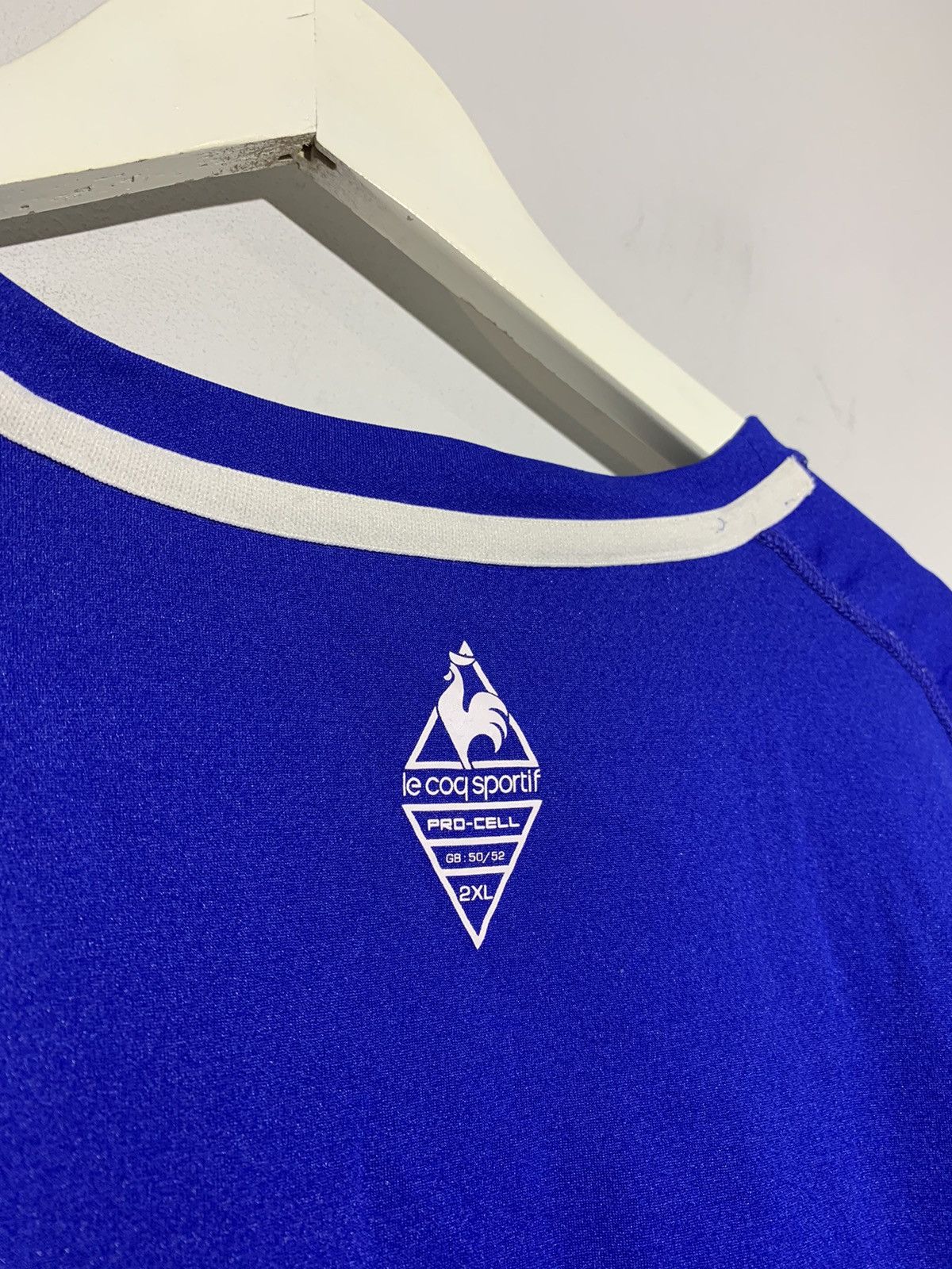 Le Coq Sportif Everton Le Coq Sportif 2010/11 Y2k Streetwear Football Shirt Size US XXL / EU 58 / 5 - 7 Thumbnail