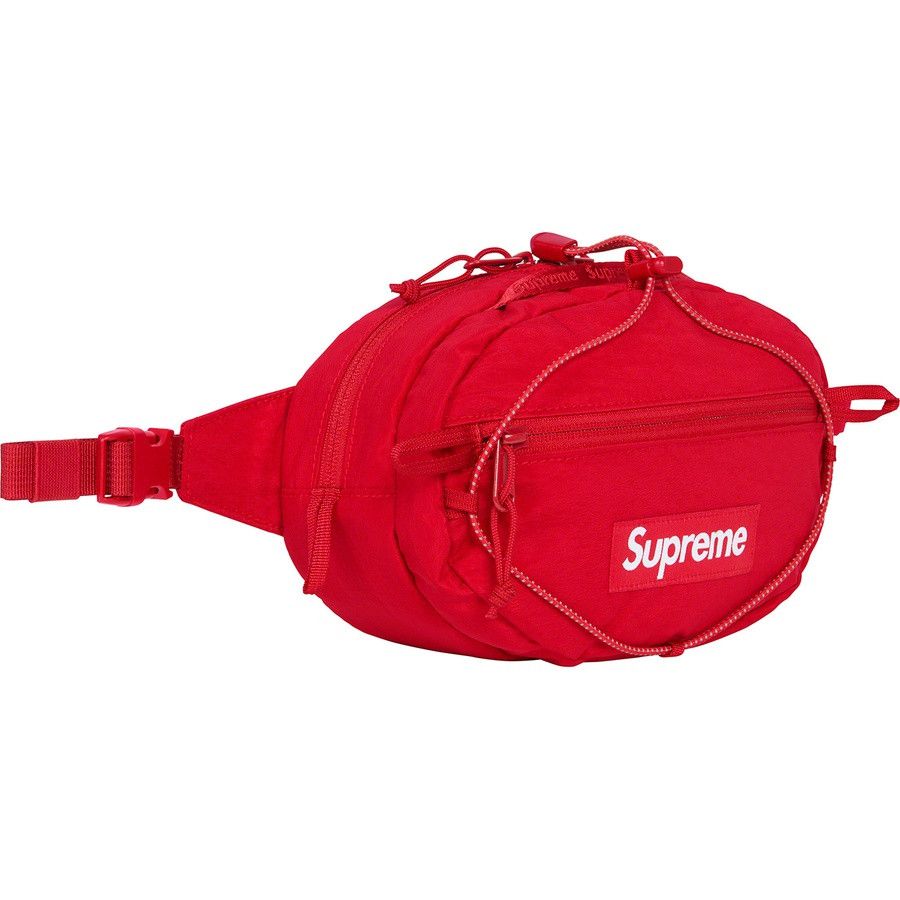 image of Supreme 20Fw Waist Bag Red, Men's