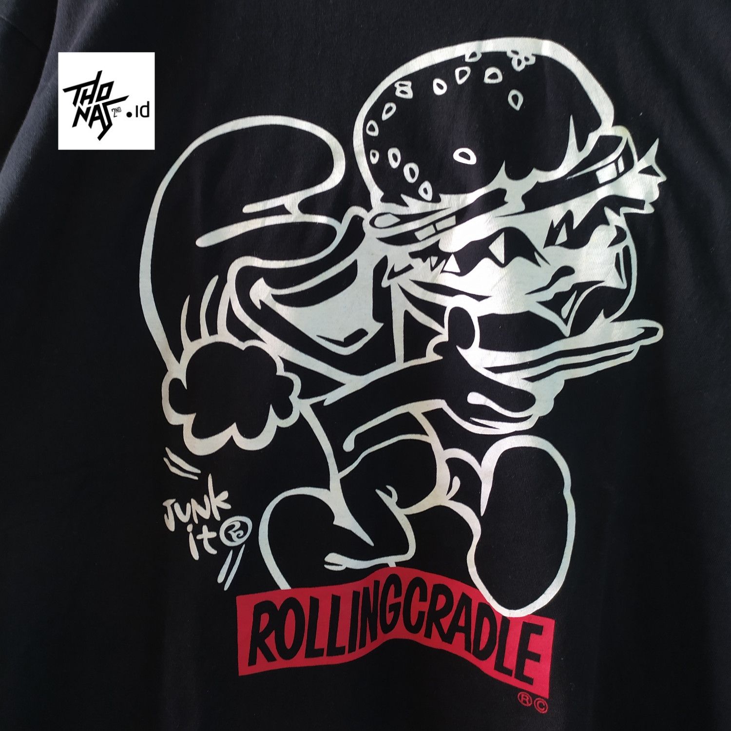 Band Tees ROLLING CRADLE Junk it 100% Beef Size US L / EU 52-54 / 3 - 1 Thumbnail