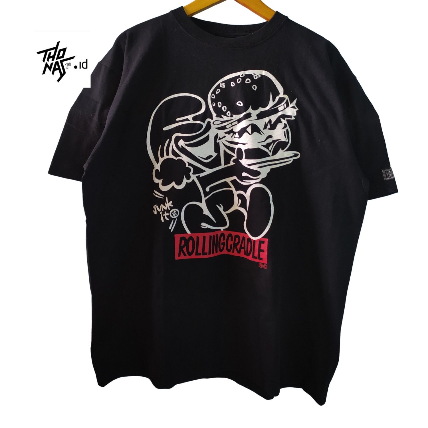 Band Tees ROLLING CRADLE Junk it 100% Beef Size US L / EU 52-54 / 3 - 2 Thumbnail