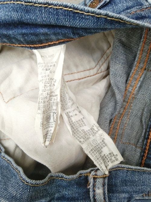 Levi's Vintage Levi's Jeans 511 Faded Blue Distressed Denim 34x28 Size US 34 / EU 50 - 7 Thumbnail