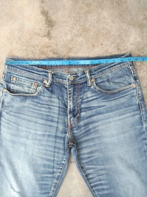 Levi's Vintage Levi's Jeans 511 Faded Blue Distressed Denim 34x28 Size US 34 / EU 50 - 6 Thumbnail