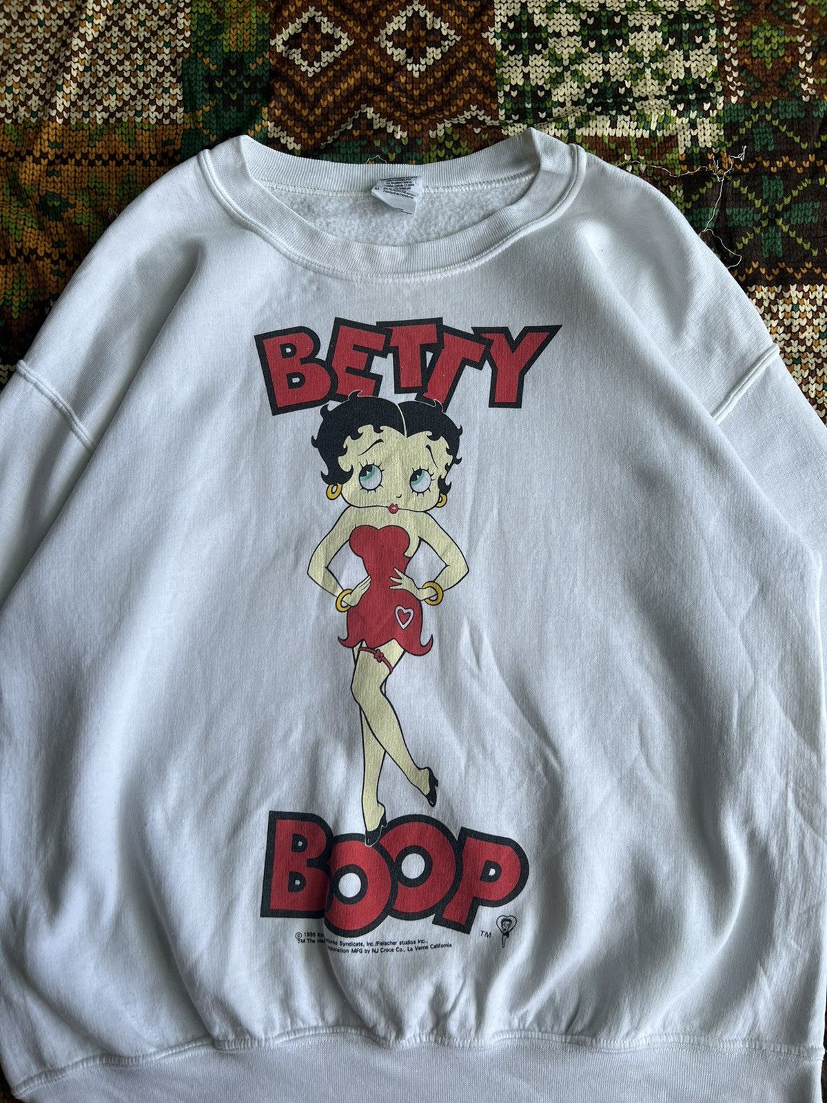 Cartoon Network × Vintage Vintage 1996 Betty Boop Print Mirror Size US M / EU 48-50 / 2 - 3 Thumbnail