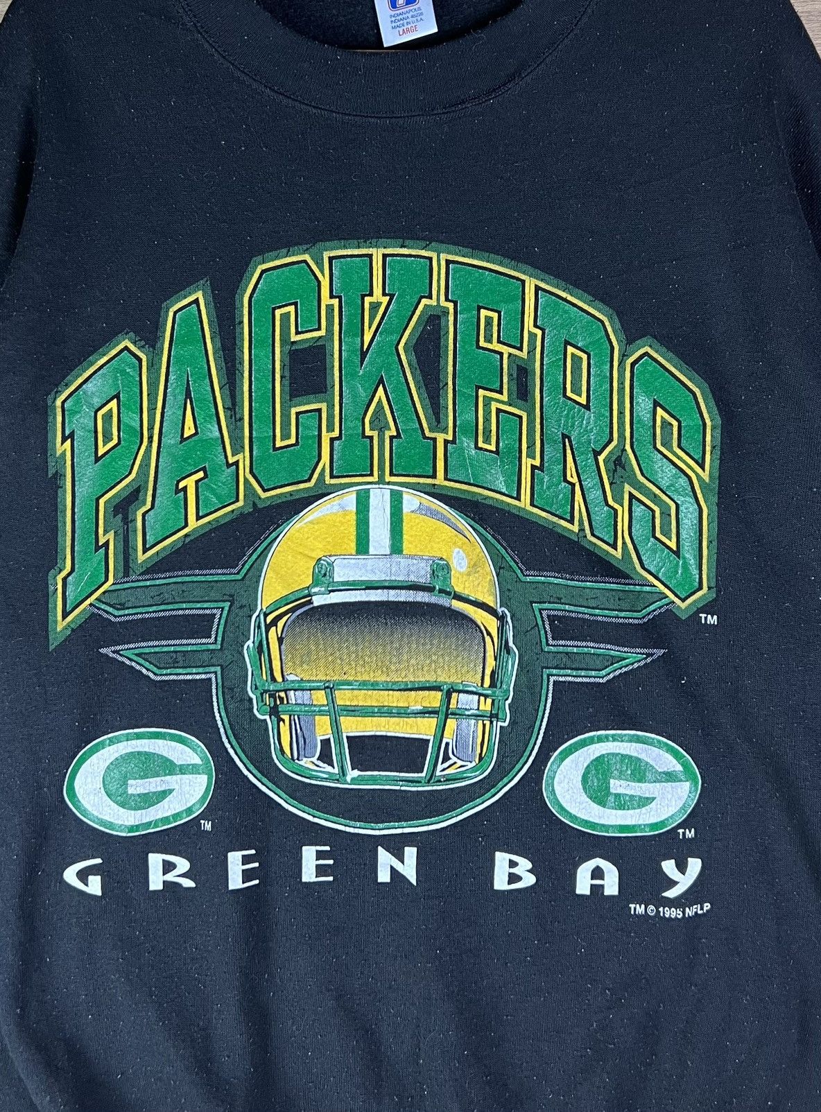 NFL × Vintage VINTAGE SWEATSHIRT 1995 GREEN BAY PACKERS Size US L / EU 52-54 / 3 - 3 Thumbnail