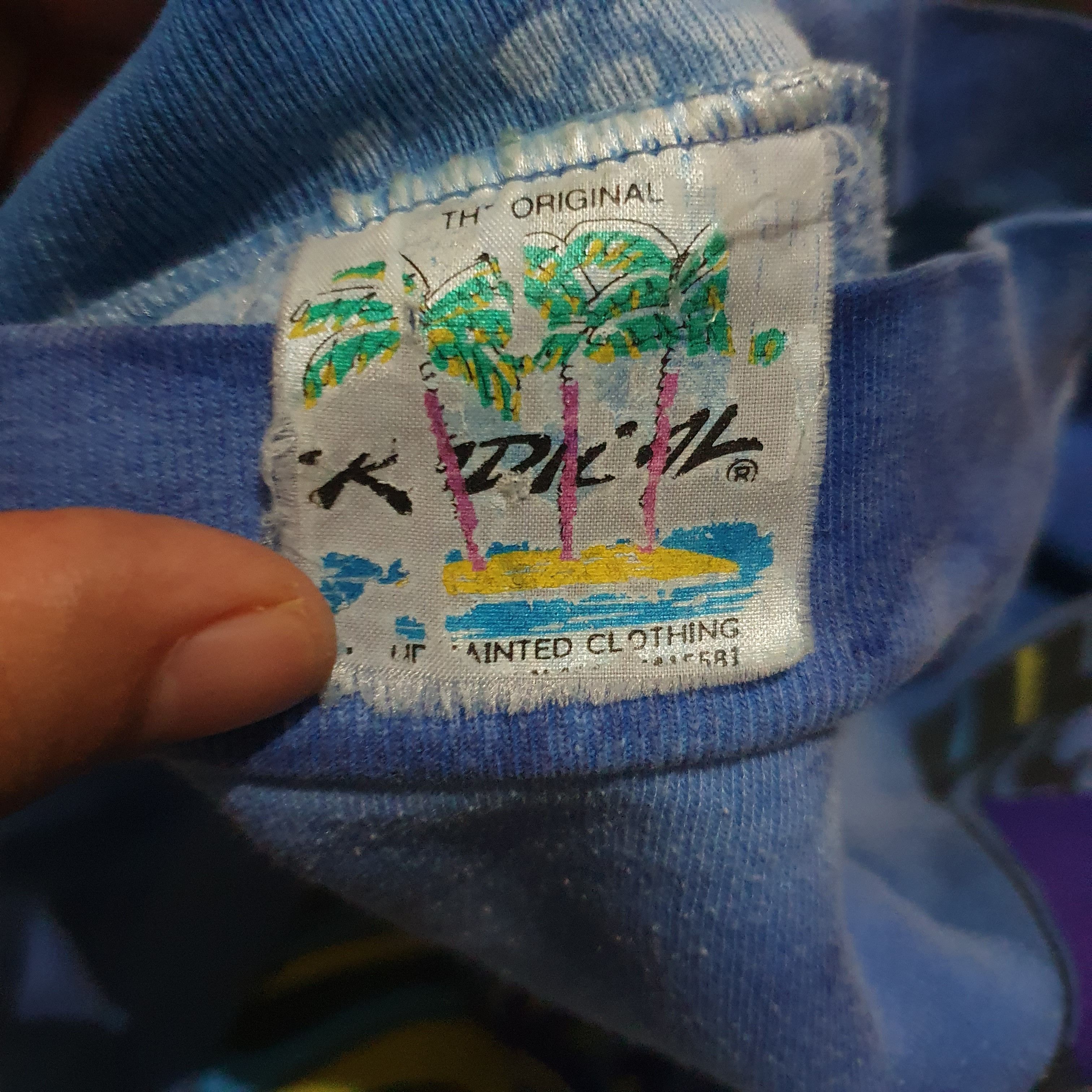 Vintage VINTAGE 80's RADICAL MULIMBEE MADNESS TYE DYE Size US XL / EU 56 / 4 - 5 Thumbnail