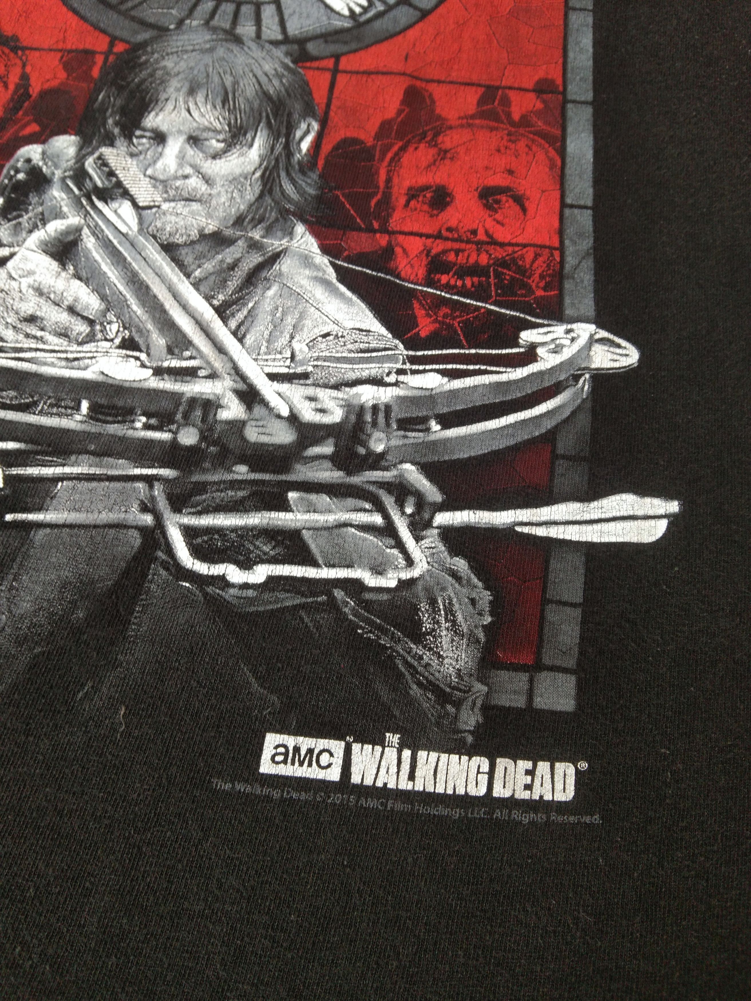 Vintage The Walking Dead Movie T Shirt Size US M / EU 48-50 / 2 - 3 Thumbnail