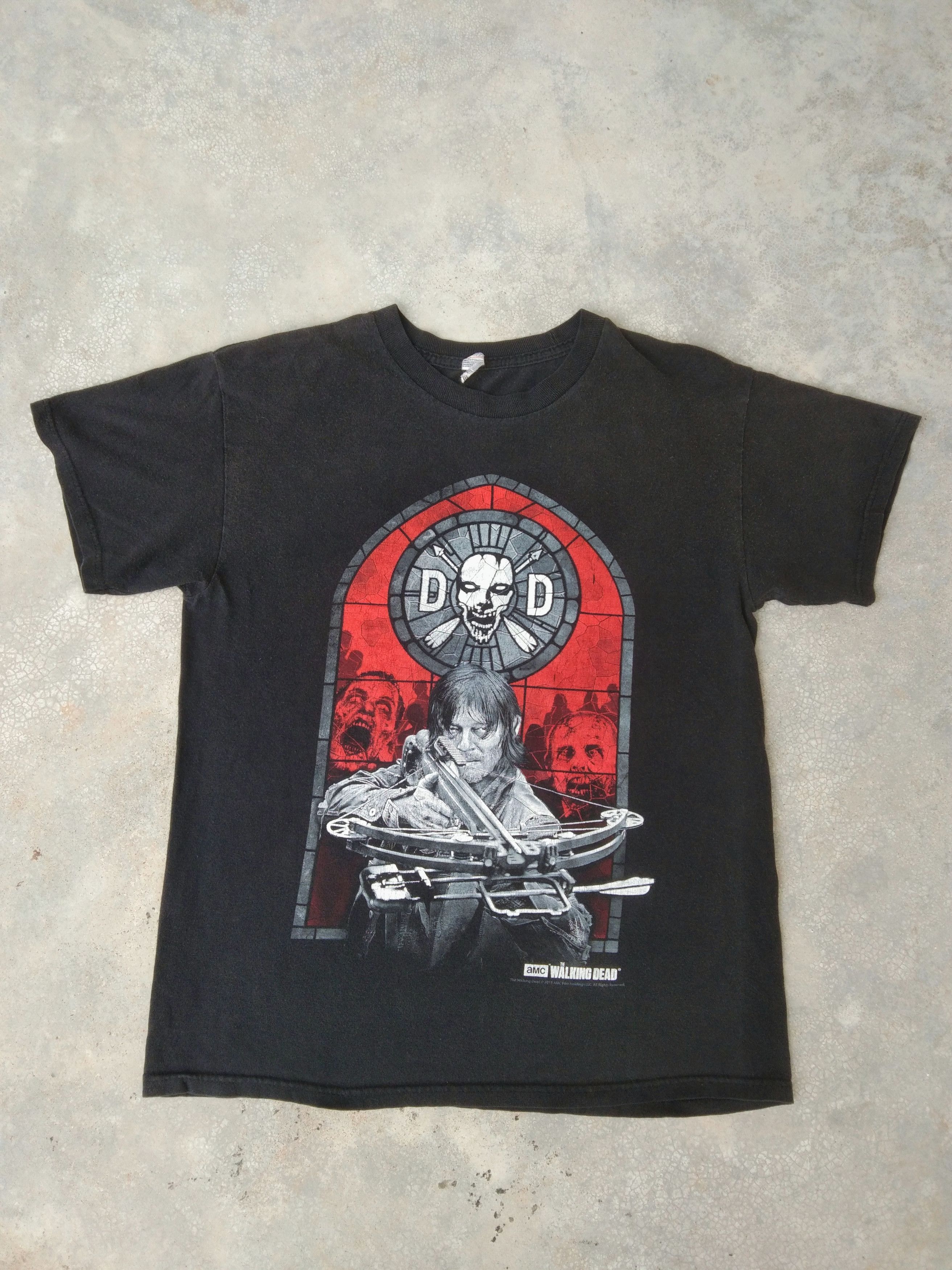 Vintage The Walking Dead Movie T Shirt Size US M / EU 48-50 / 2 - 1 Thumbnail