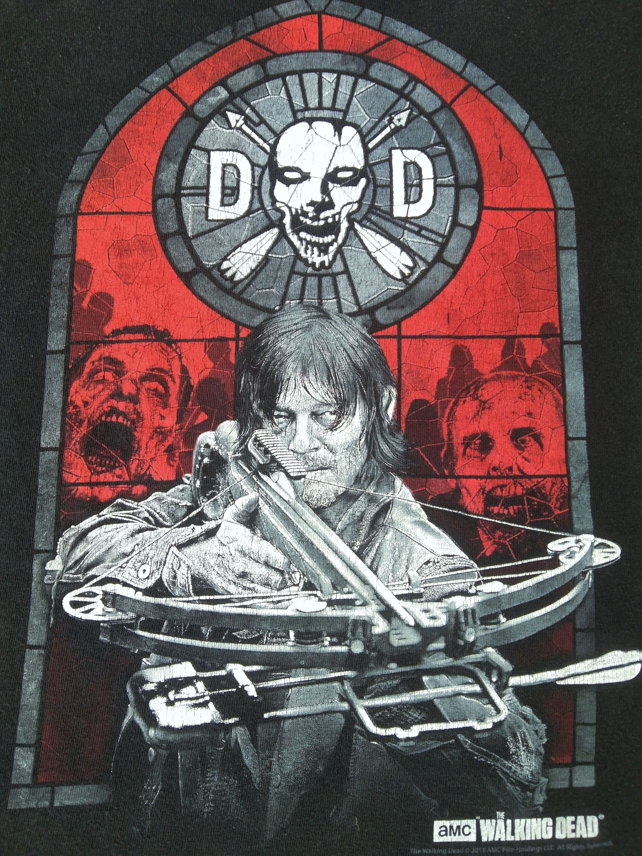 Vintage The Walking Dead Movie T Shirt Size US M / EU 48-50 / 2 - 2 Thumbnail