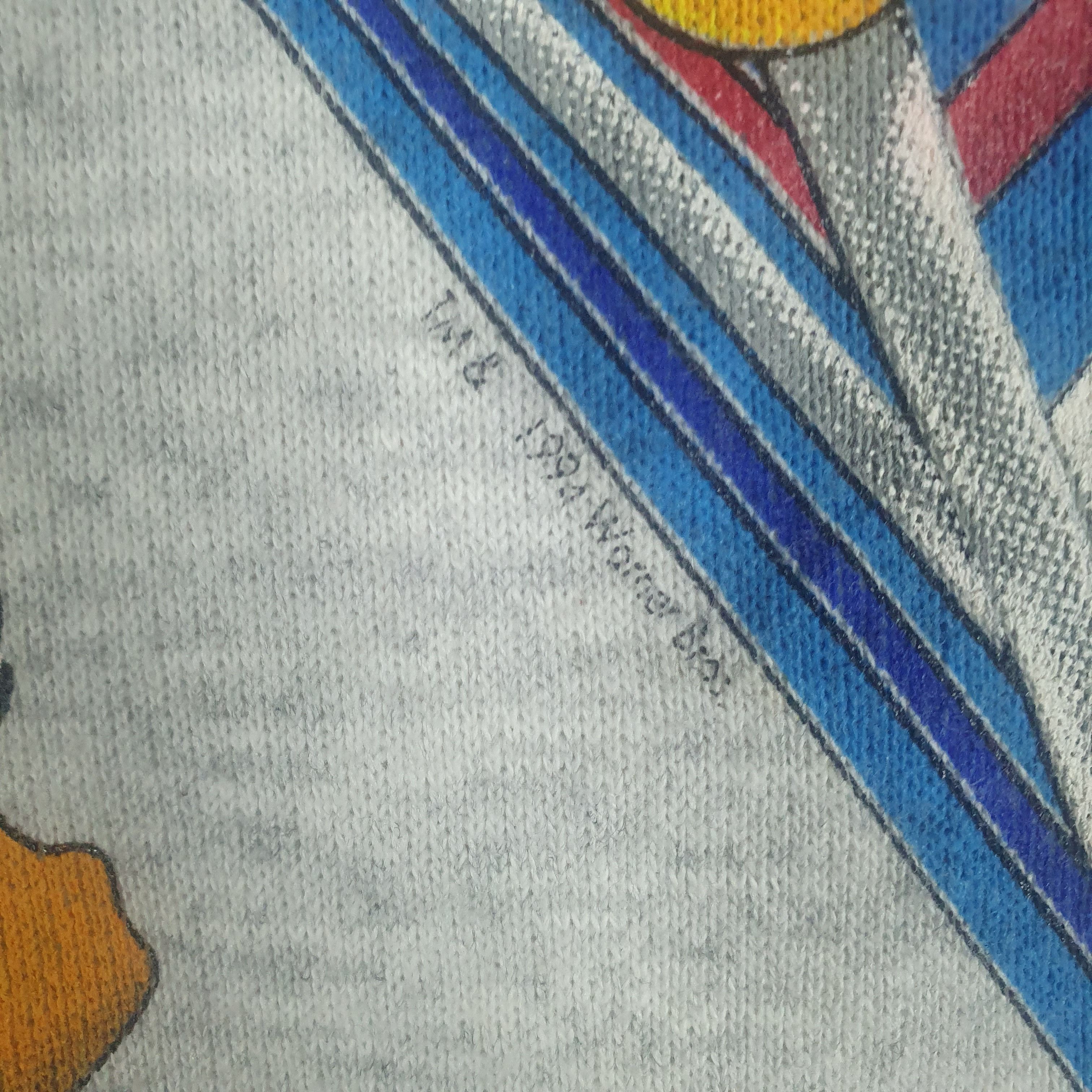 Cartoon Network × Tultex × Vintage VINTAGE LOONEY TUNES BOXING 1994 WARNER BROS Size US XL / EU 56 / 4 - 4 Thumbnail