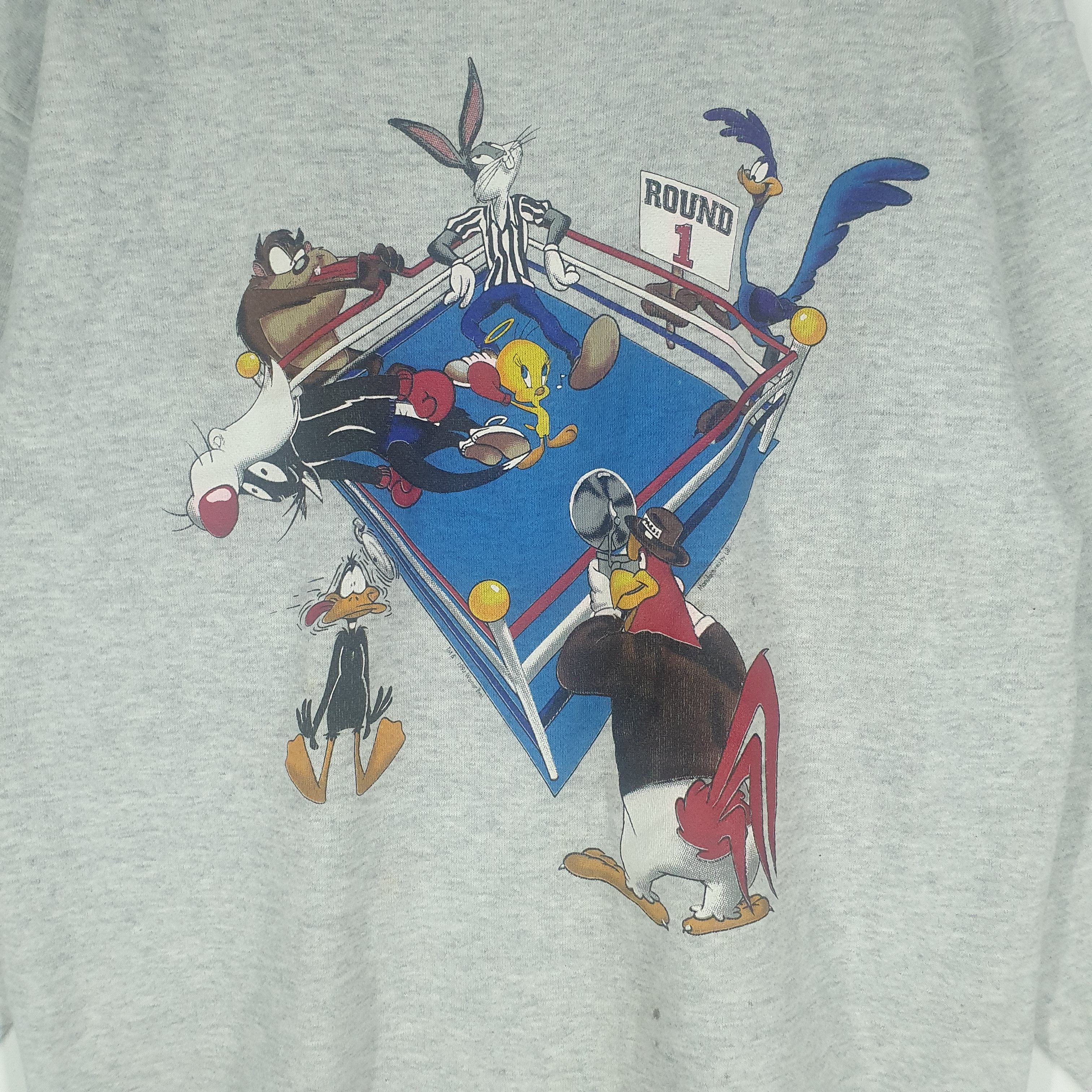 Cartoon Network × Tultex × Vintage VINTAGE LOONEY TUNES BOXING 1994 WARNER BROS Size US XL / EU 56 / 4 - 3 Thumbnail