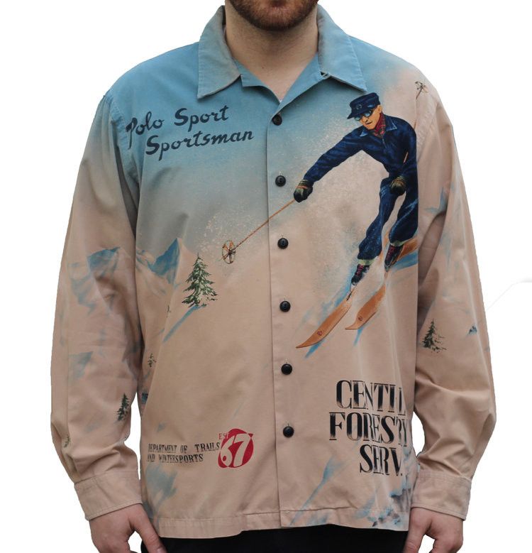 Polo Ralph Lauren Vintage Polo Ralph Lauren Sportsman Ski Button Up Size US XL / EU 56 / 4 - 3 Thumbnail