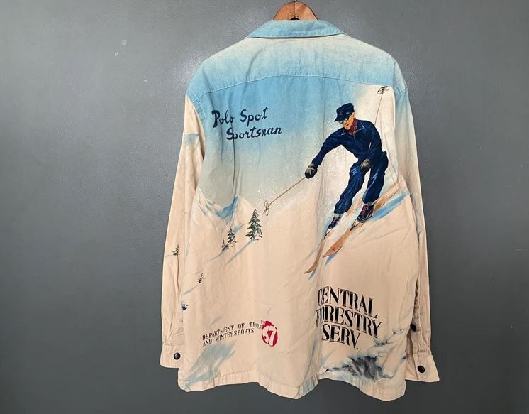 Polo Ralph Lauren Vintage Polo Ralph Lauren Sportsman Ski Button Up Size US XL / EU 56 / 4 - 5 Thumbnail