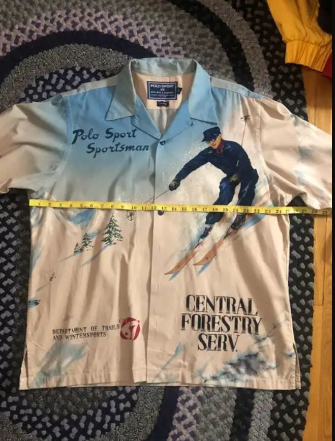 Polo Ralph Lauren Vintage Polo Ralph Lauren Sportsman Ski Button Up Size US XL / EU 56 / 4 - 7 Thumbnail