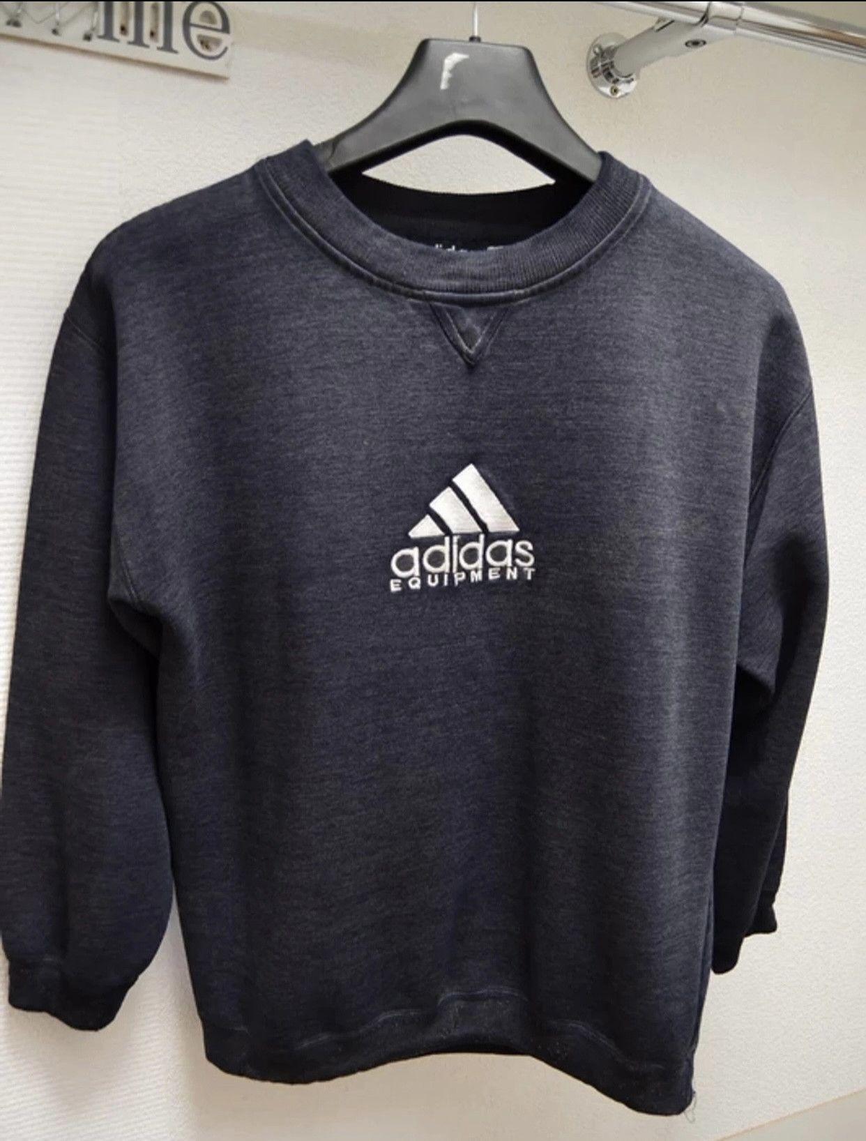 Vintage Adidas equipment vintage sweatshirt big logo 90th 80th L Size US L / EU 52-54 / 3 - 1 Thumbnail