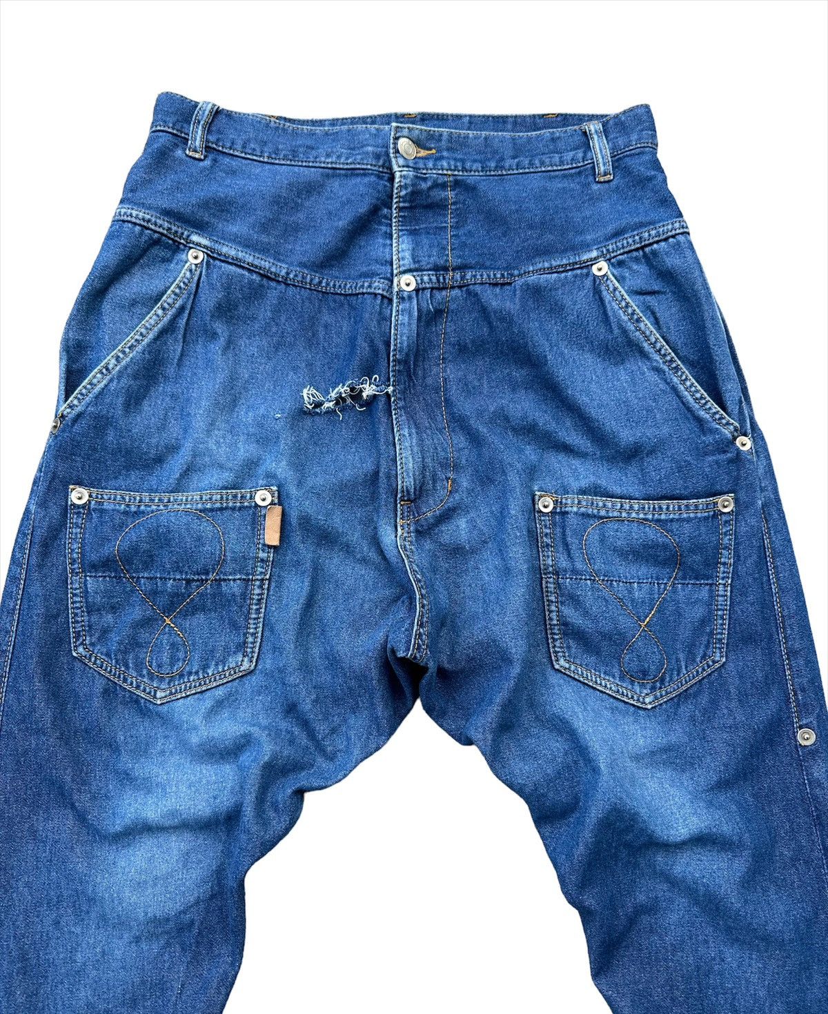 Issey Miyake Mercibeaucoup Issey Miyake multipocket baggy jeans Size US 30 / EU 46 - 3 Thumbnail